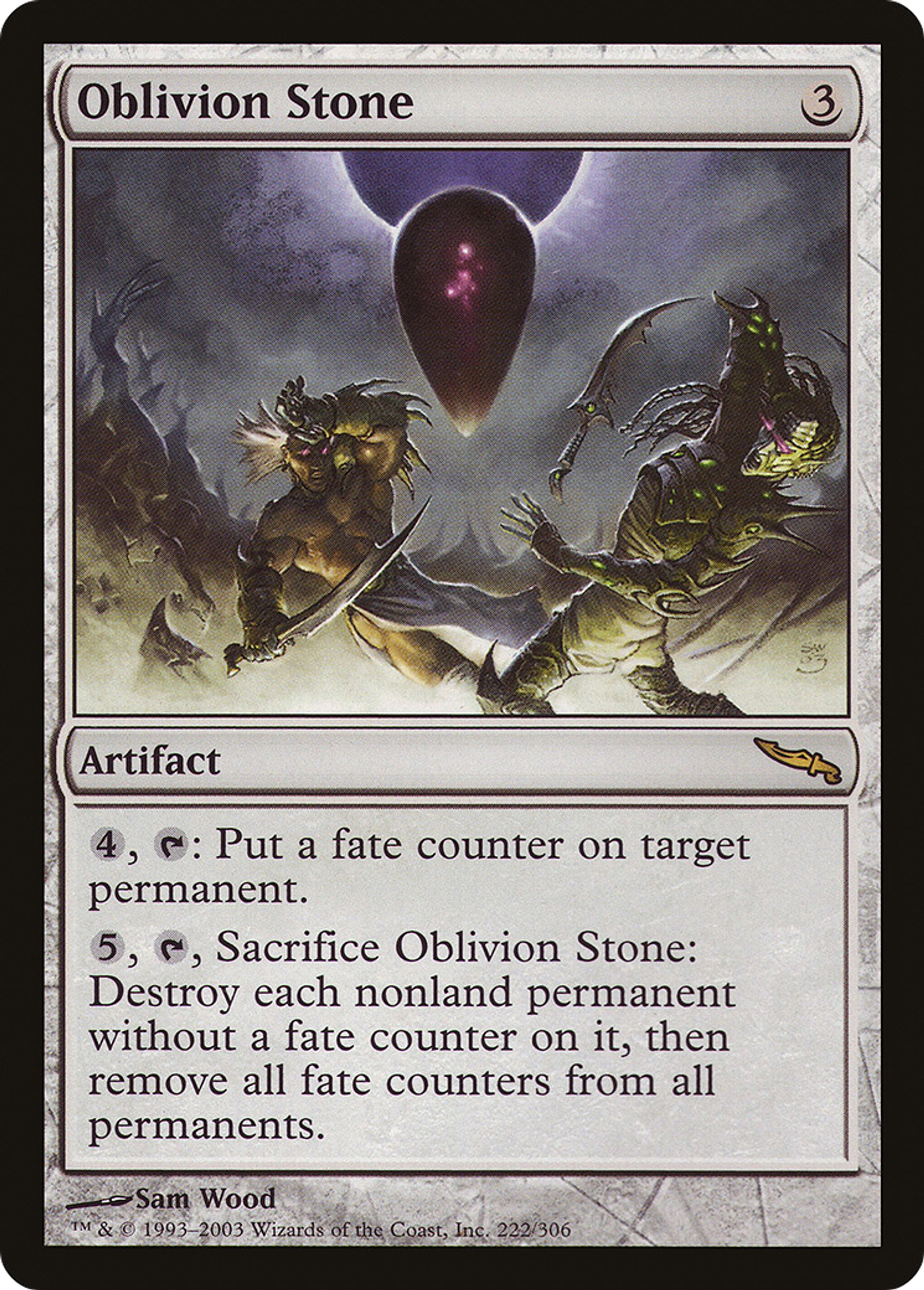 Pierre de l'oubli — Mirrodin — Magic: The Gathering