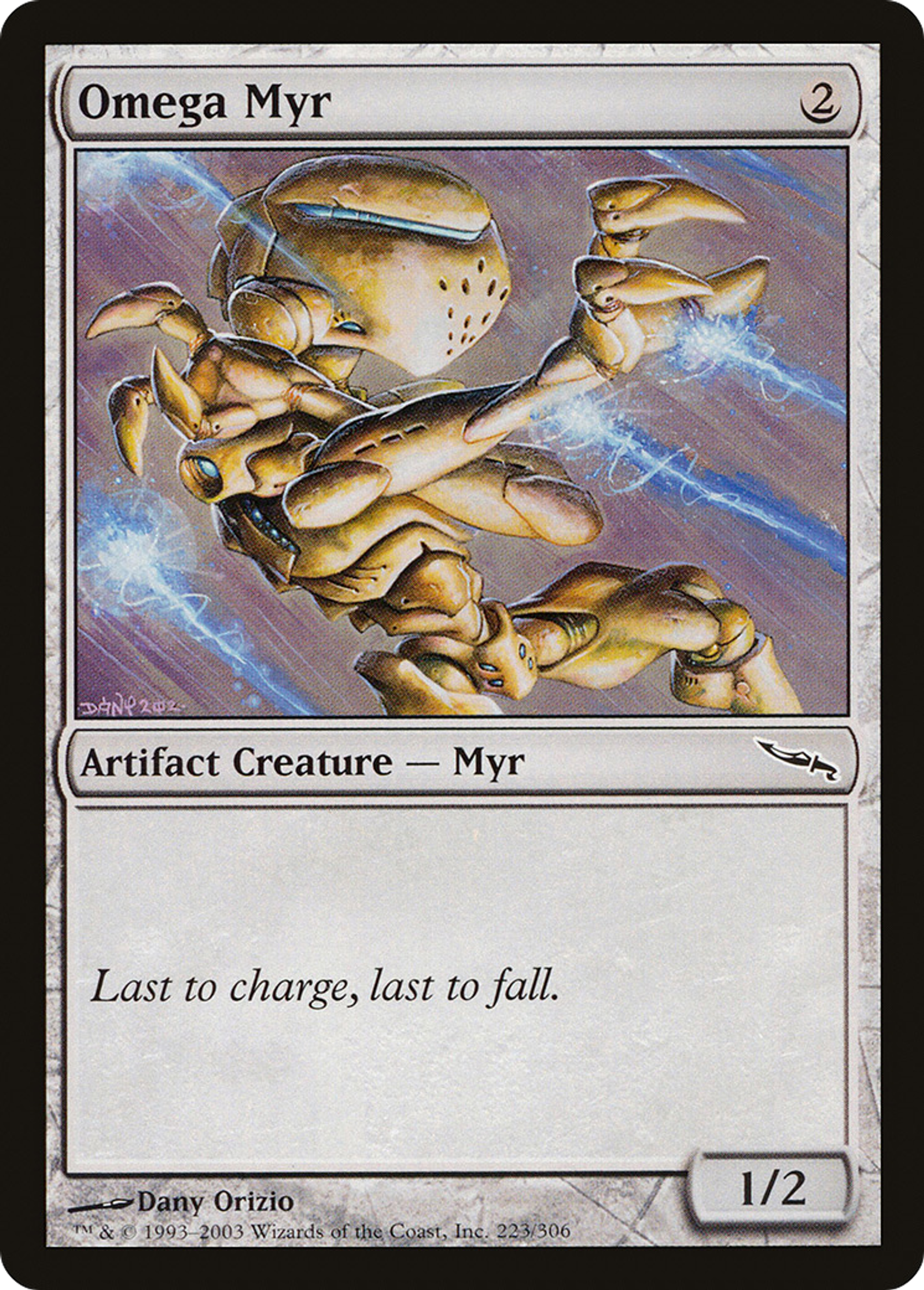 Myr oméga — Mirrodin — Magic: The Gathering