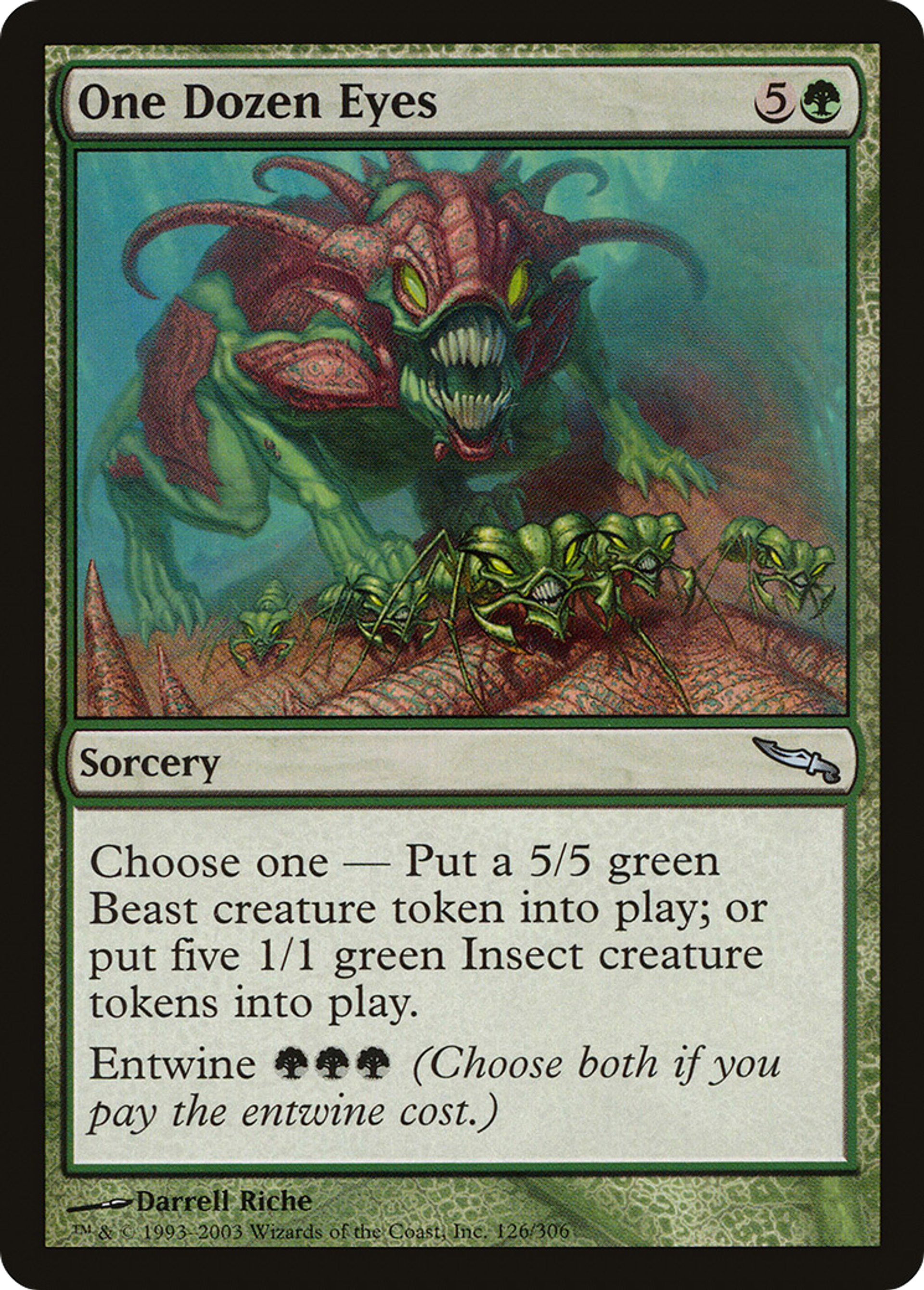 Cinq paires d'yeux — Mirrodin — Magic: The Gathering