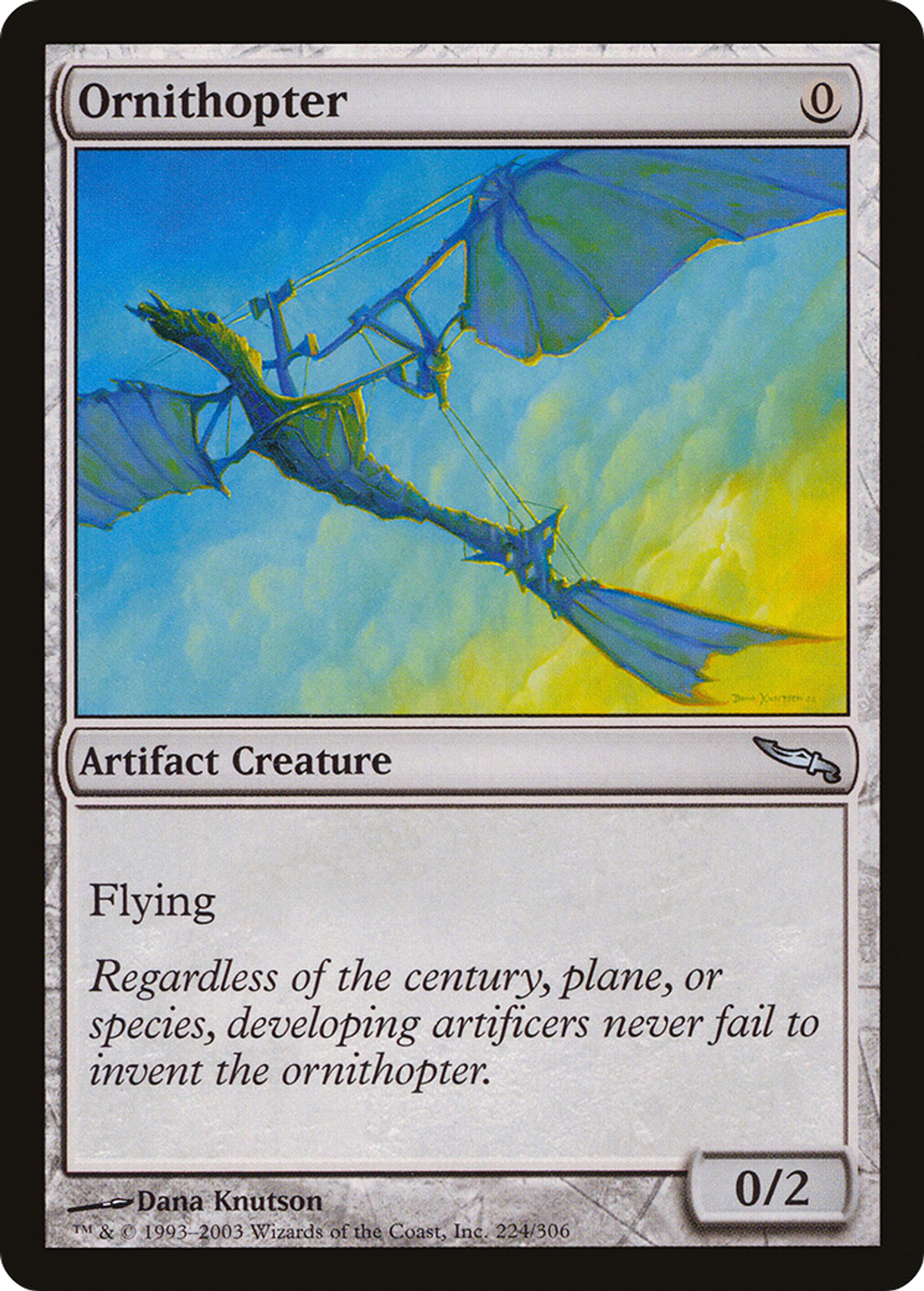 Ornithoptère — Mirrodin — Magic: The Gathering
