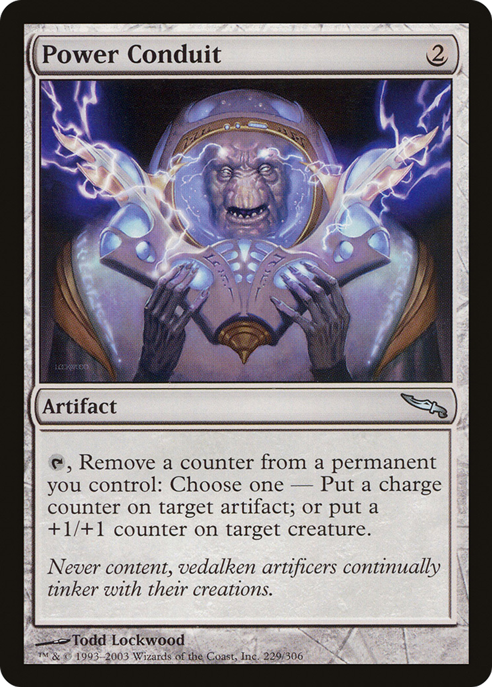 Conduit d'alimentation — Mirrodin — Magic: The Gathering