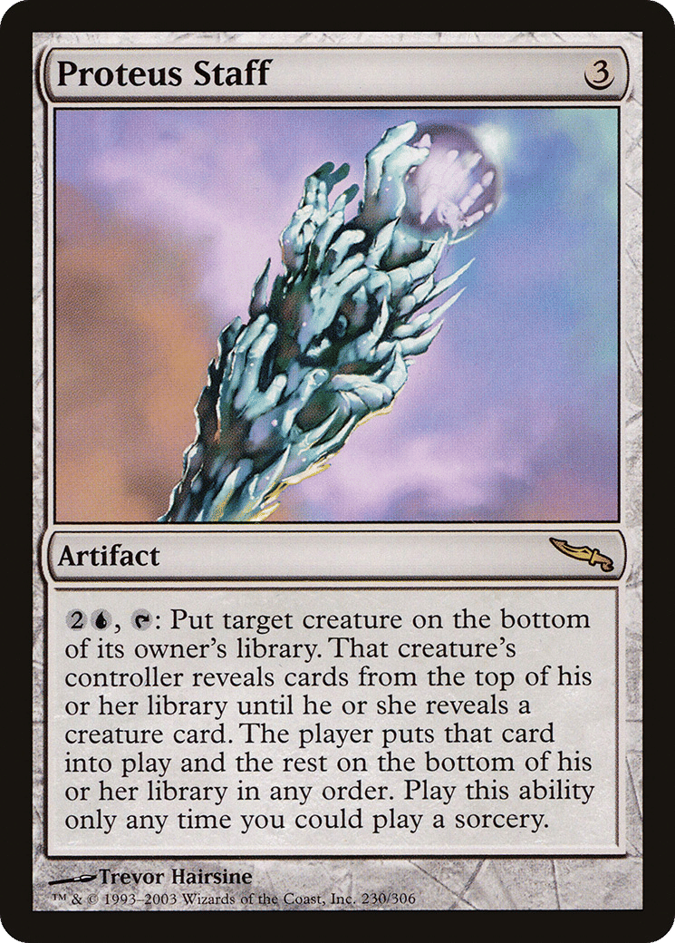 Proteus Staff — Mirrodin — Magic: The Gathering