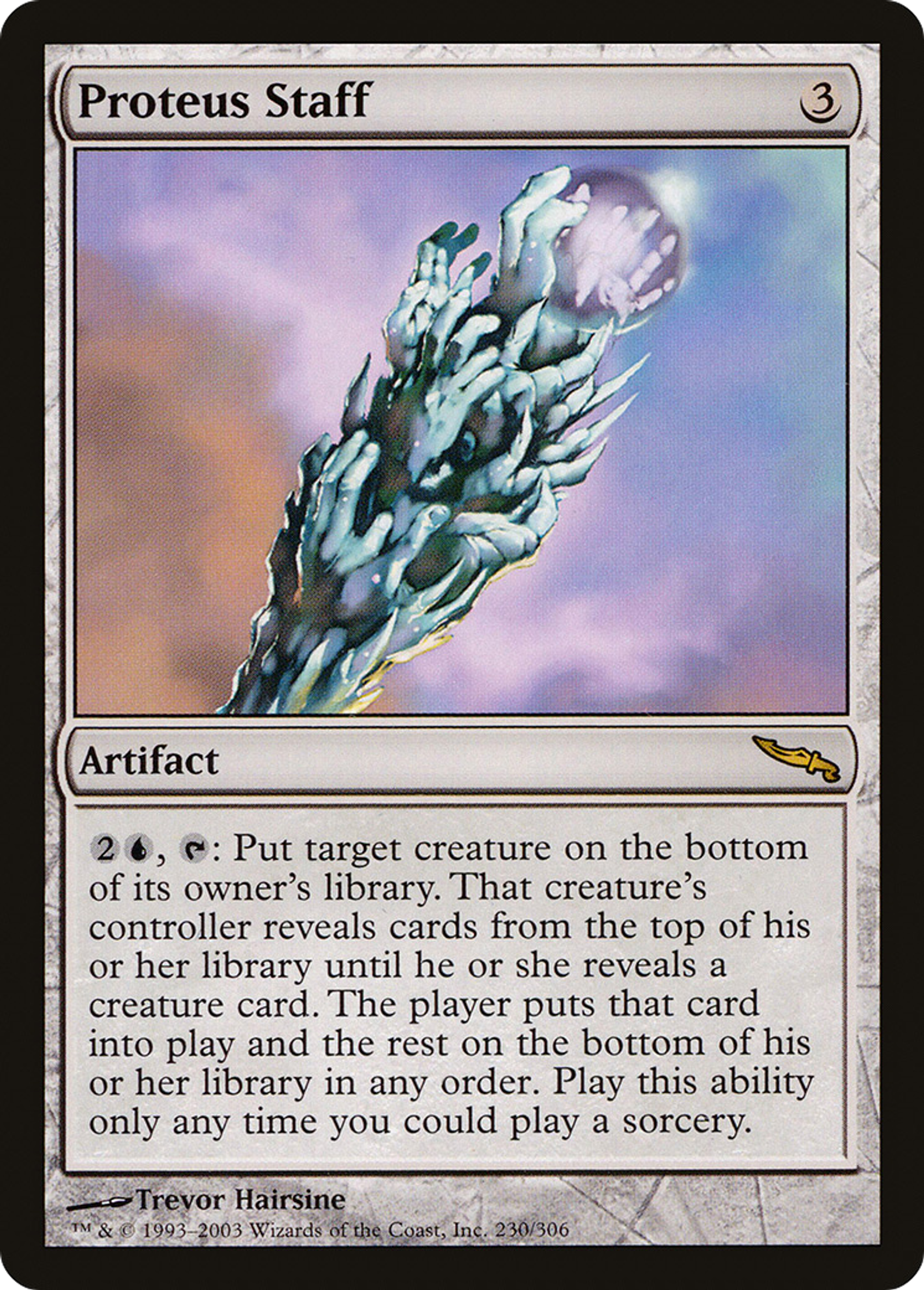 Bâton de Protée — Mirrodin — Magic: The Gathering