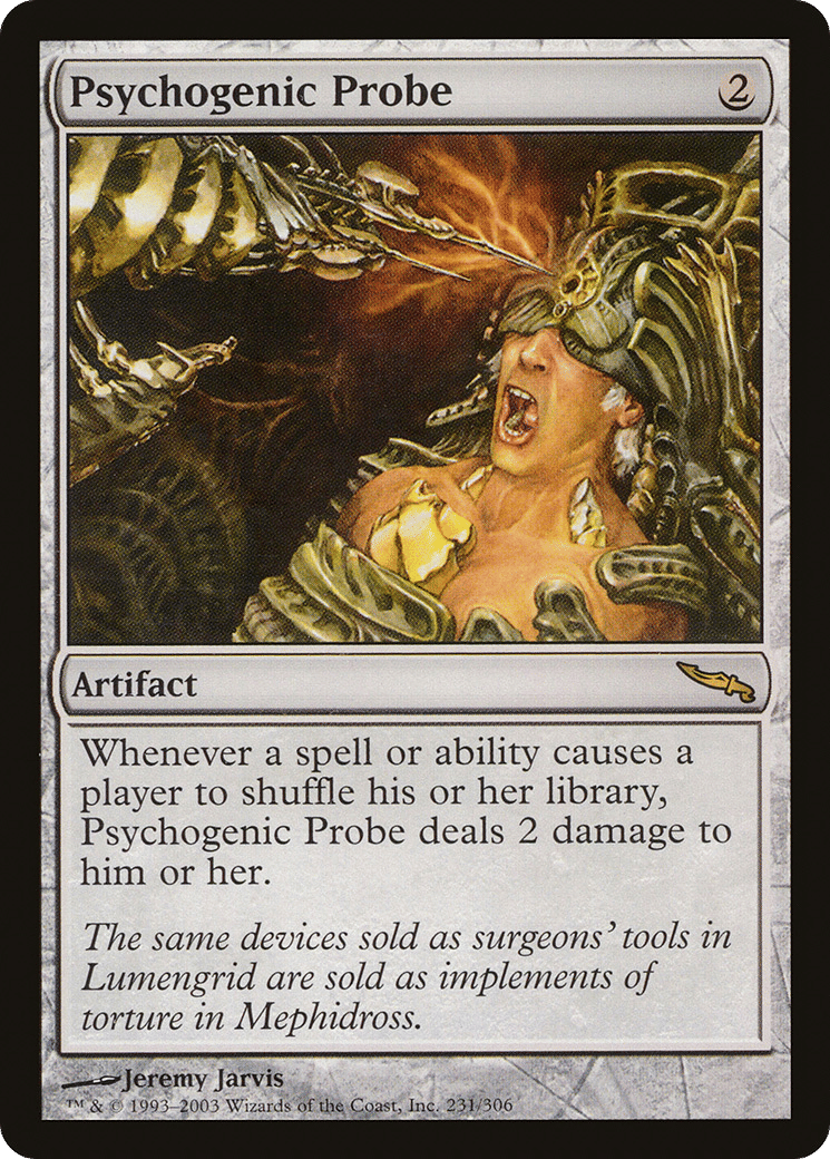 Psychogenic Probe — Mirrodin — Magic: The Gathering