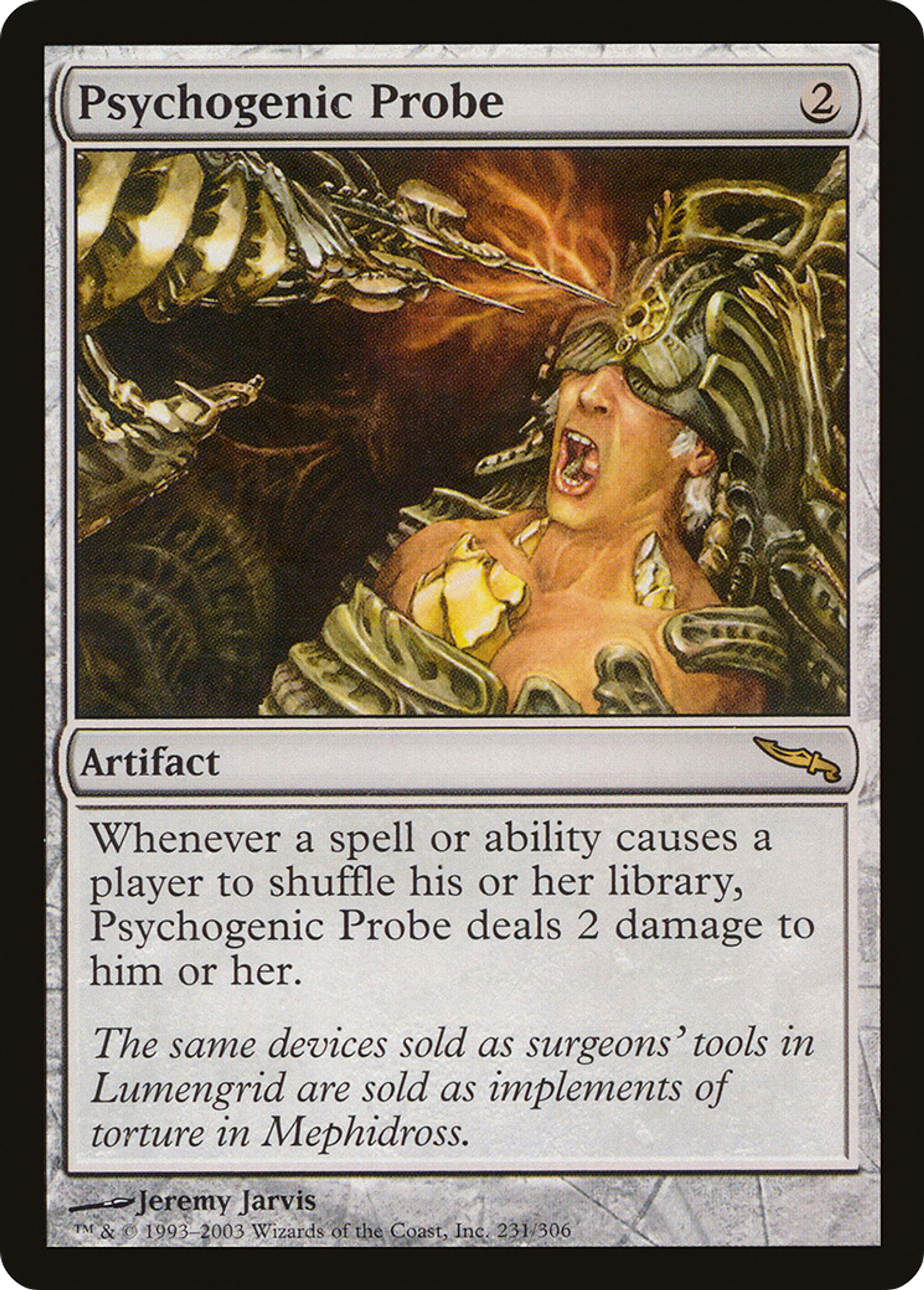 Sonde psychogénique — Mirrodin — Magic: The Gathering