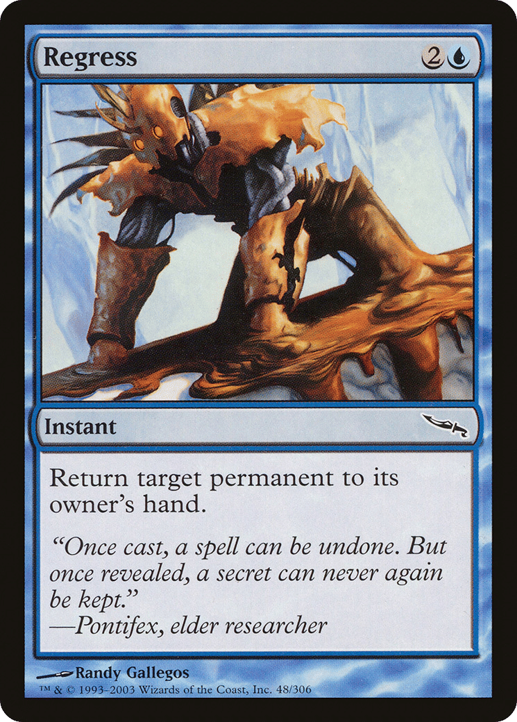 Regress — Mirrodin — Magic: The Gathering