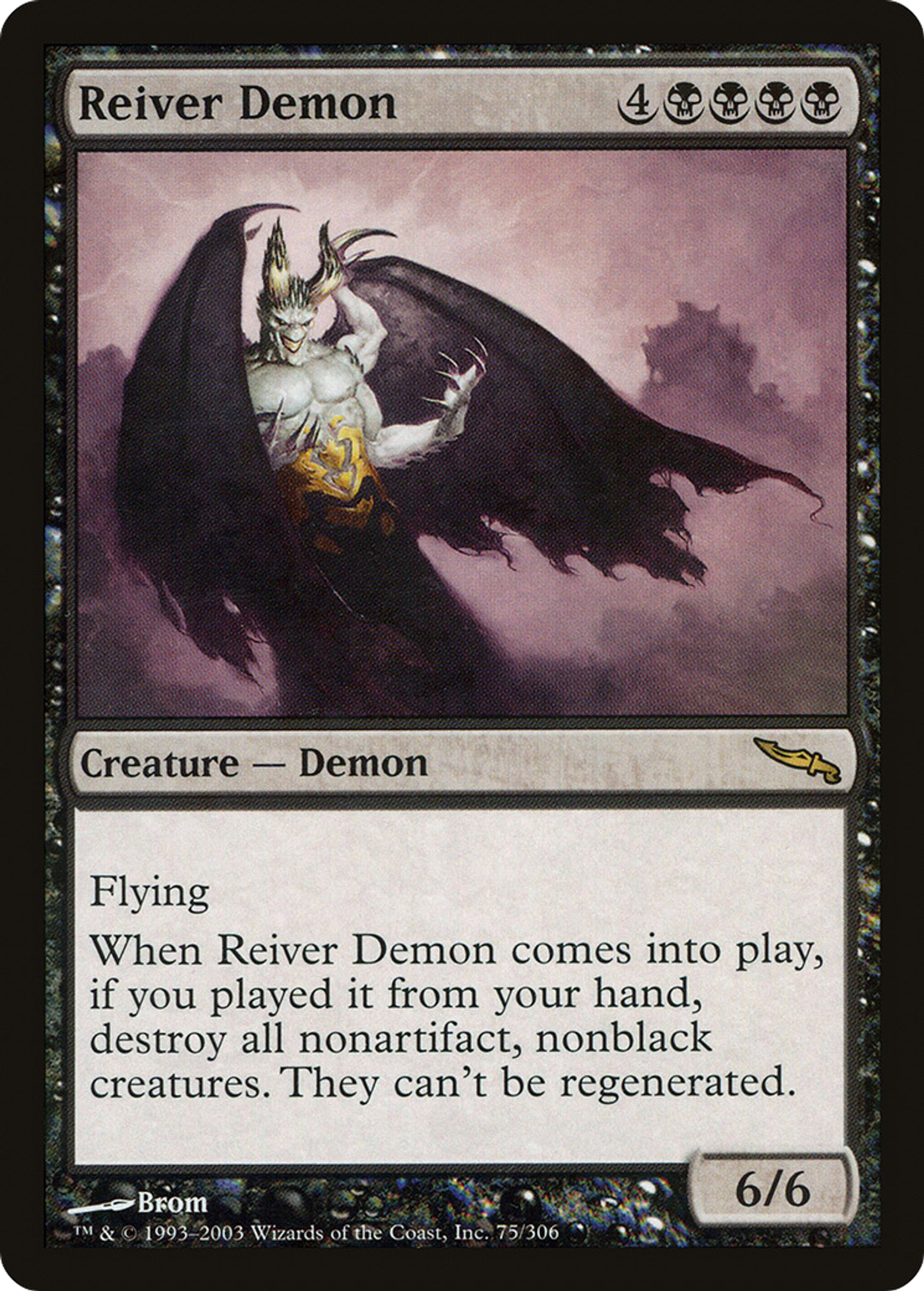 Démon dépouilleur — Mirrodin — Magic: The Gathering