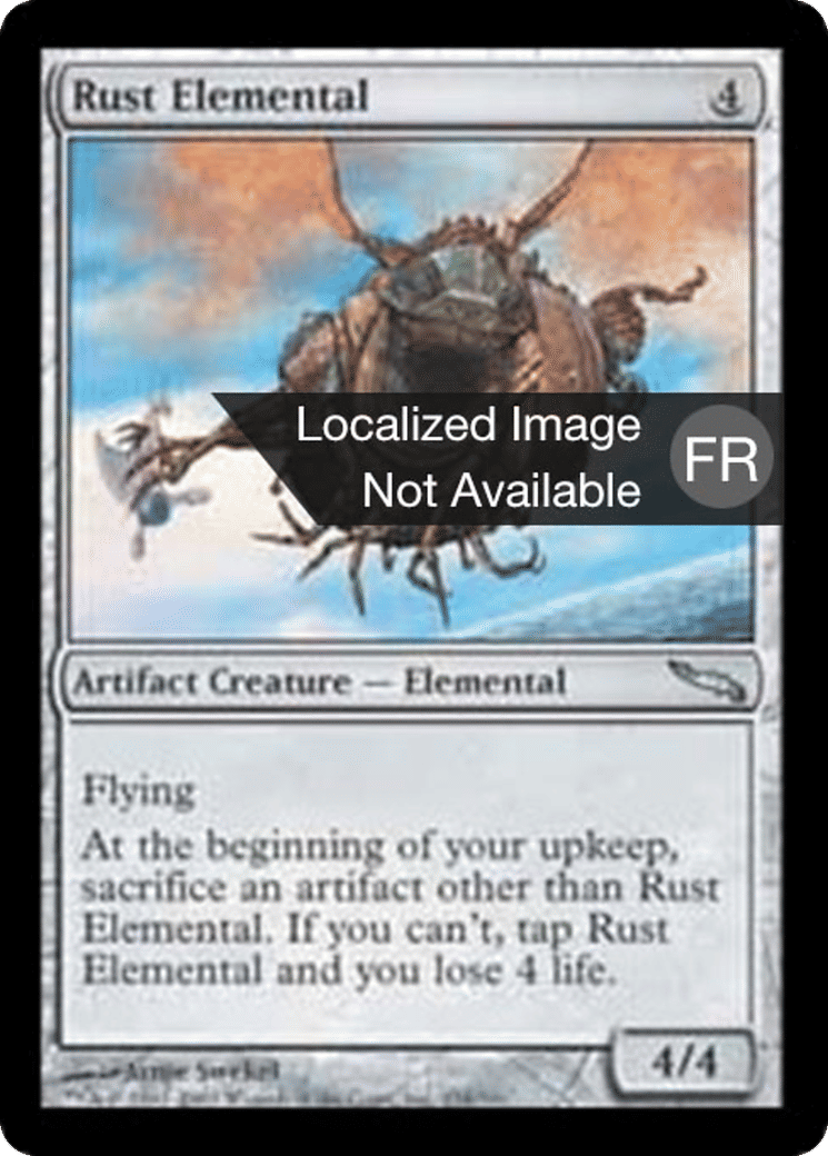 Élémental de rouille — Mirrodin — Magic: The Gathering