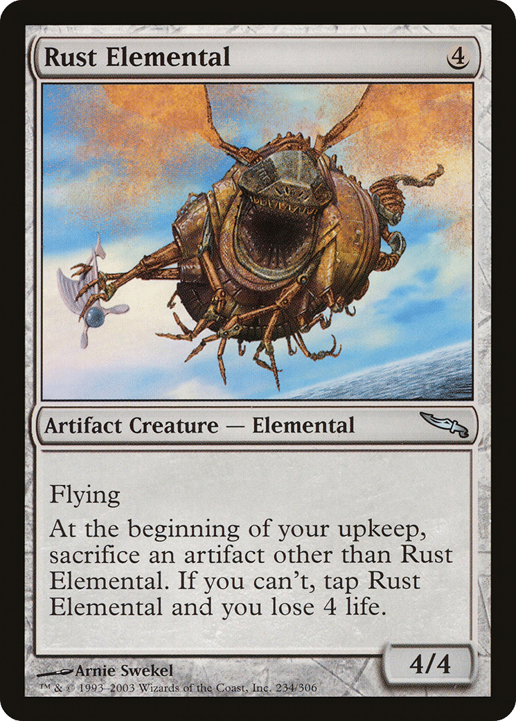 Rust Elemental — Mirrodin — Magic: The Gathering