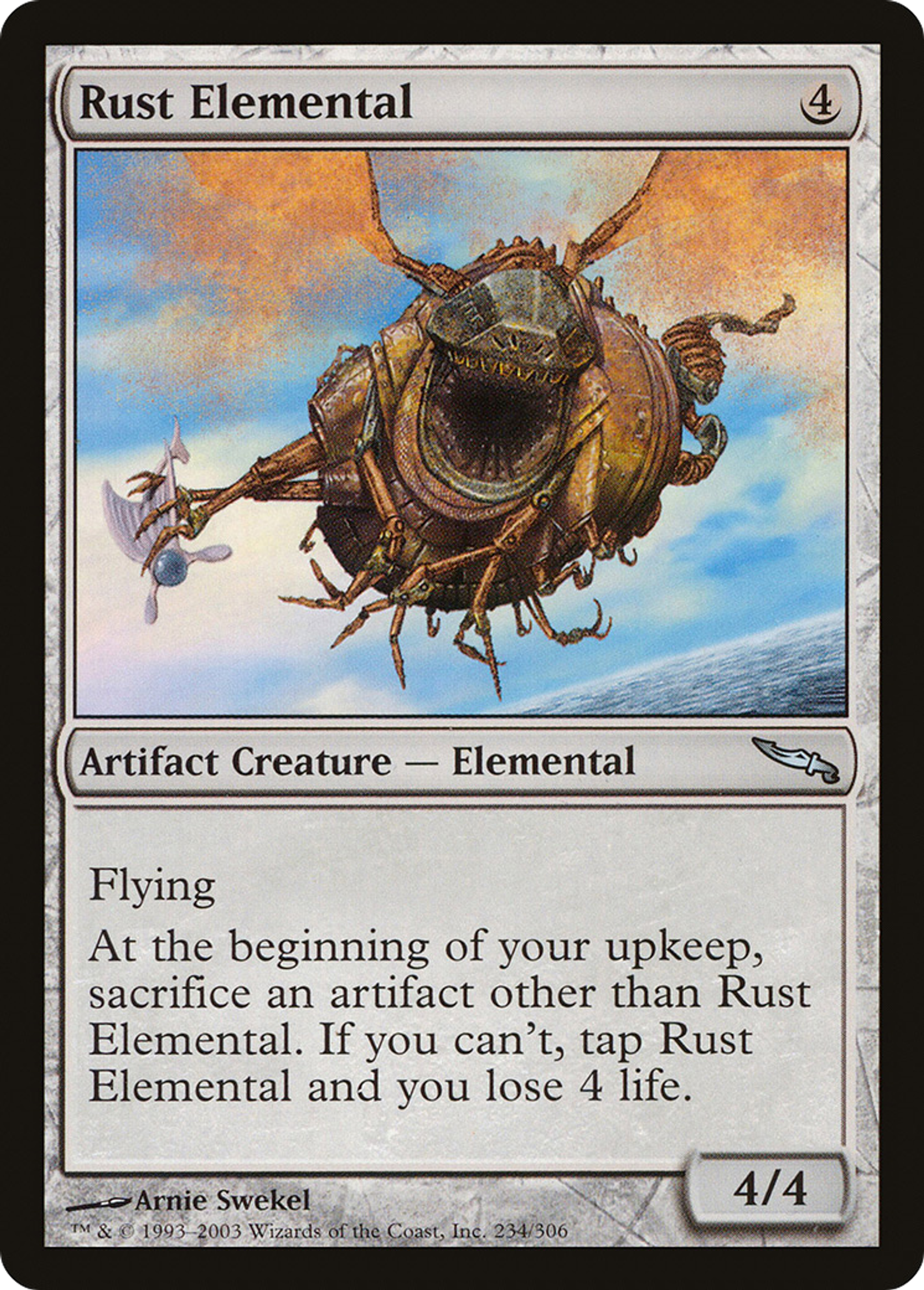 Rust Elemental — Mirrodin — Magic: The Gathering