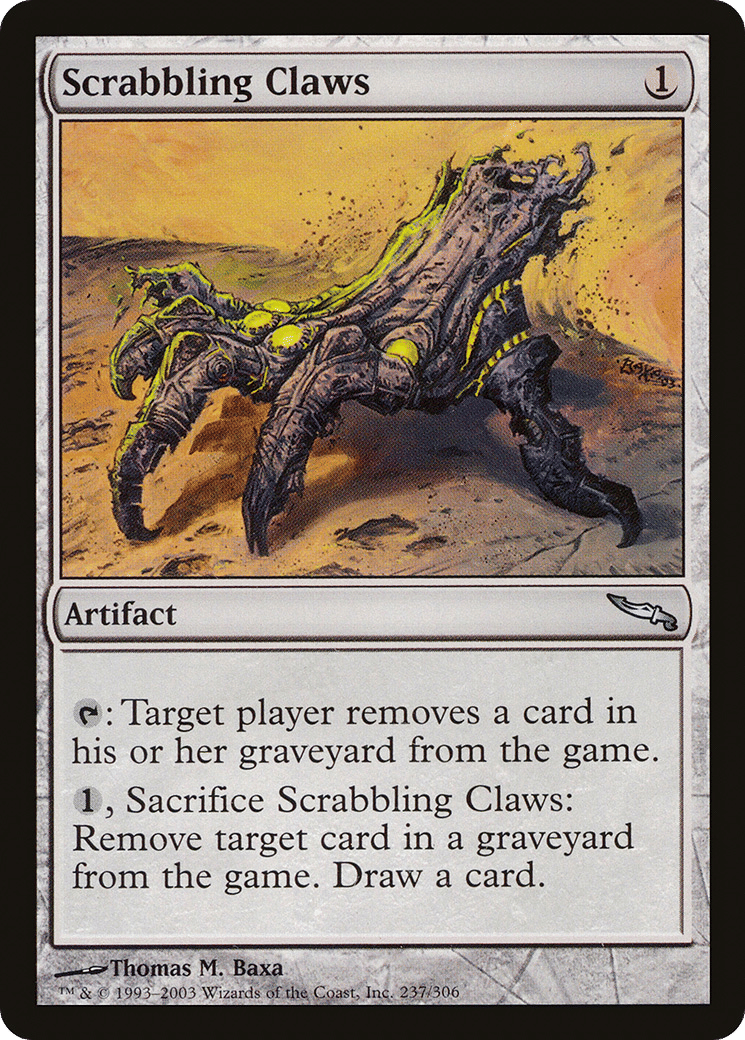 Scrabbling Claws — Mirrodin — Magic: The Gathering