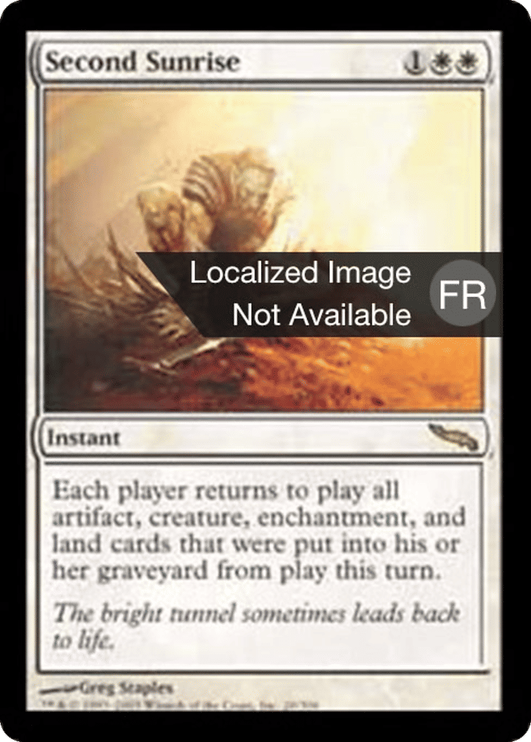 Deuxième aurore — Mirrodin — Magic: The Gathering
