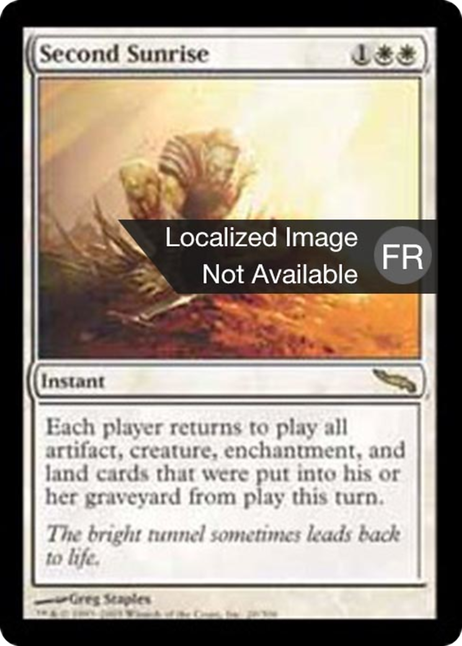 Deuxième aurore — Mirrodin — Magic: The Gathering