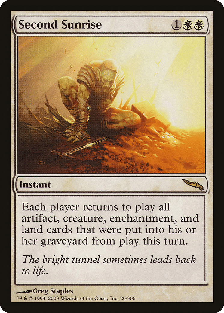 Second Sunrise — Mirrodin — Magic: The Gathering