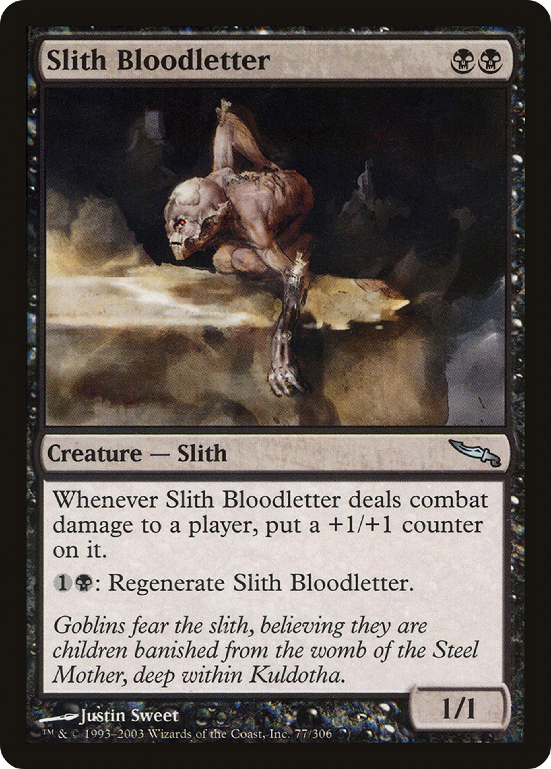 Gravesang slith — Mirrodin — Magic: The Gathering
