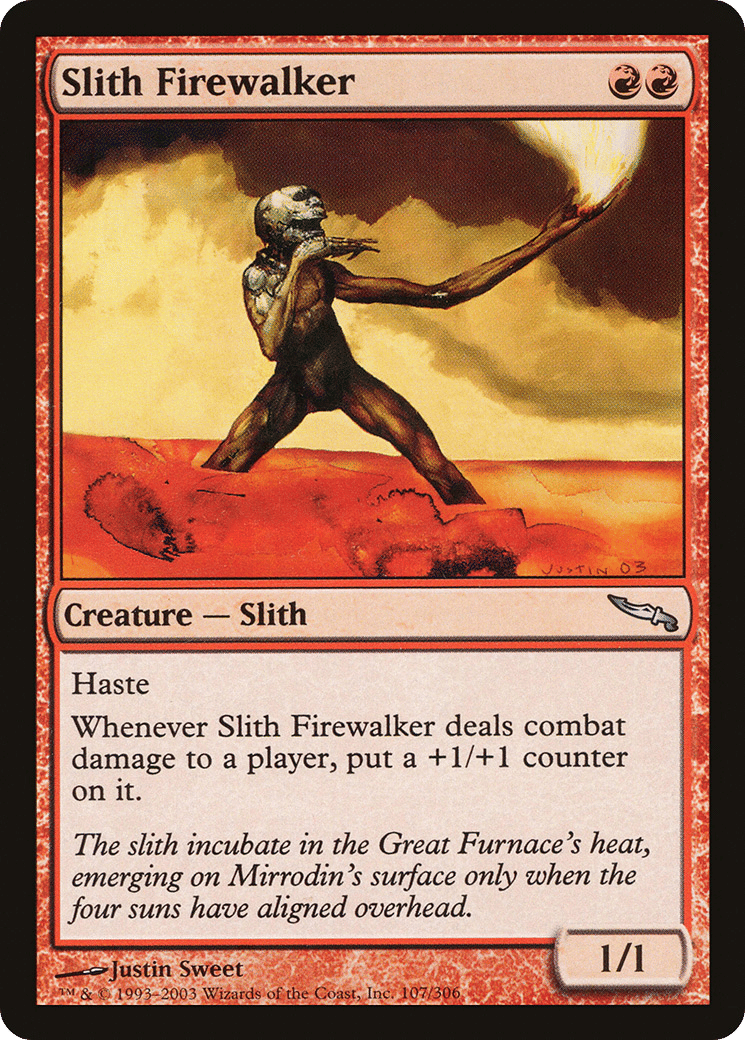 Slith Firewalker — Mirrodin — Magic: The Gathering
