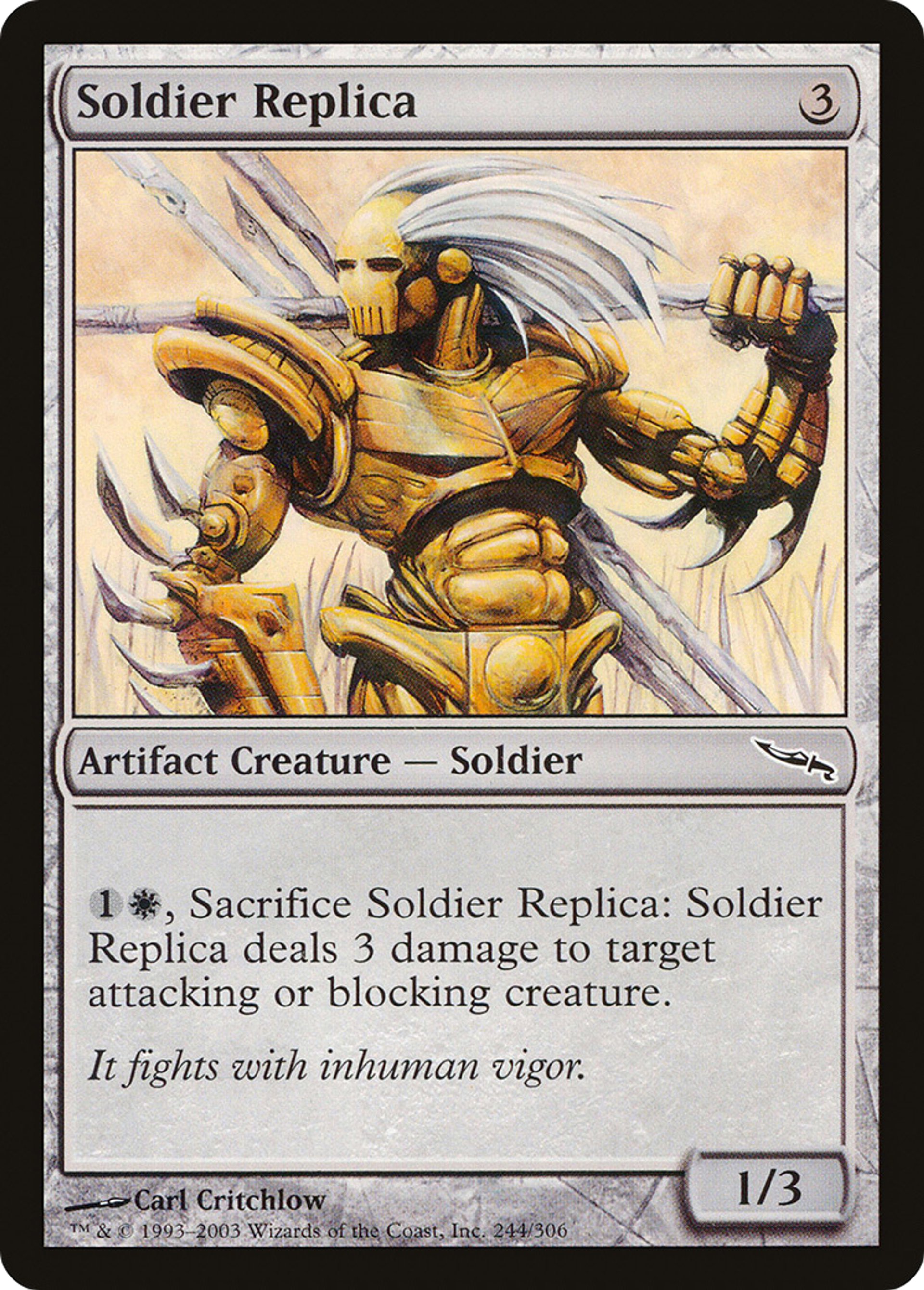 Reproduction de soldat — Mirrodin — Magic: The Gathering