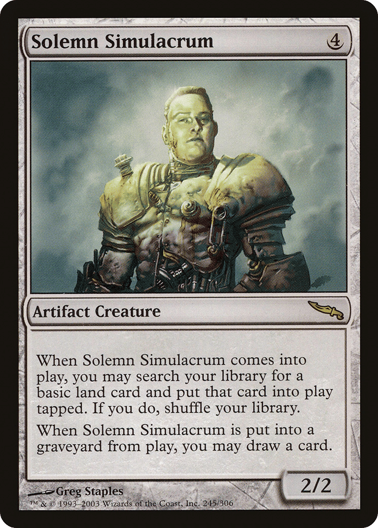 Solemn Simulacrum — Mirrodin — Magic: The Gathering