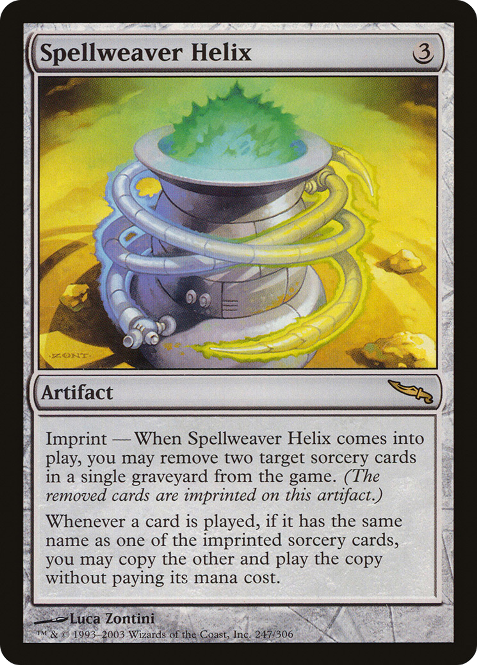 Hélice tisse-sort — Mirrodin — Magic: The Gathering