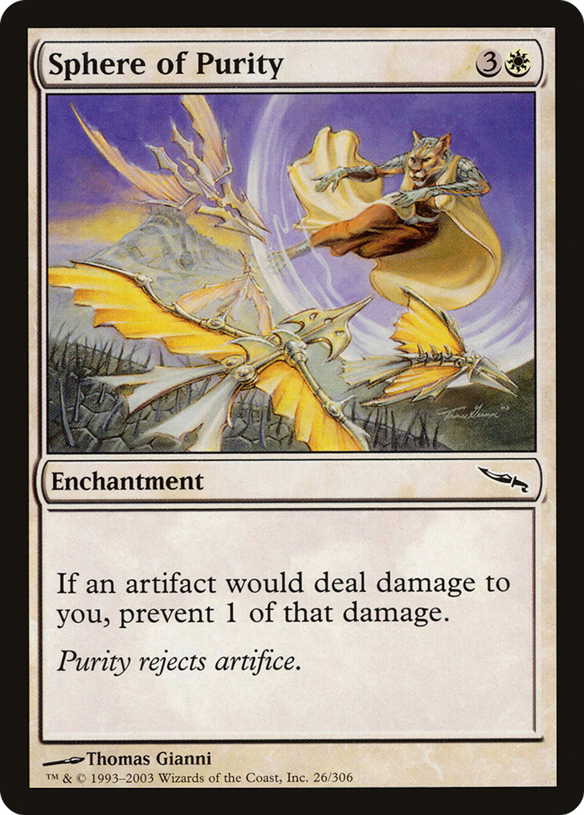 Sphère de la Pureté — Mirrodin — Magic: The Gathering