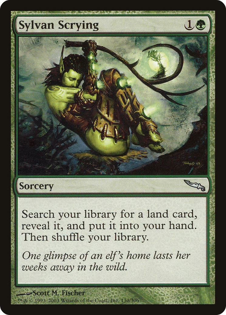 Sylvan Scrying — Mirrodin — Magic: The Gathering