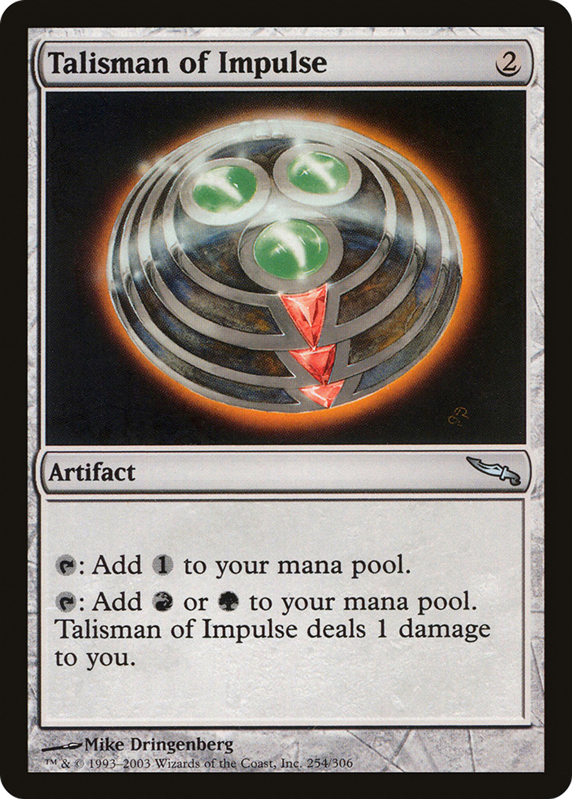 Talisman d'impulsion — Mirrodin — Magic: The Gathering
