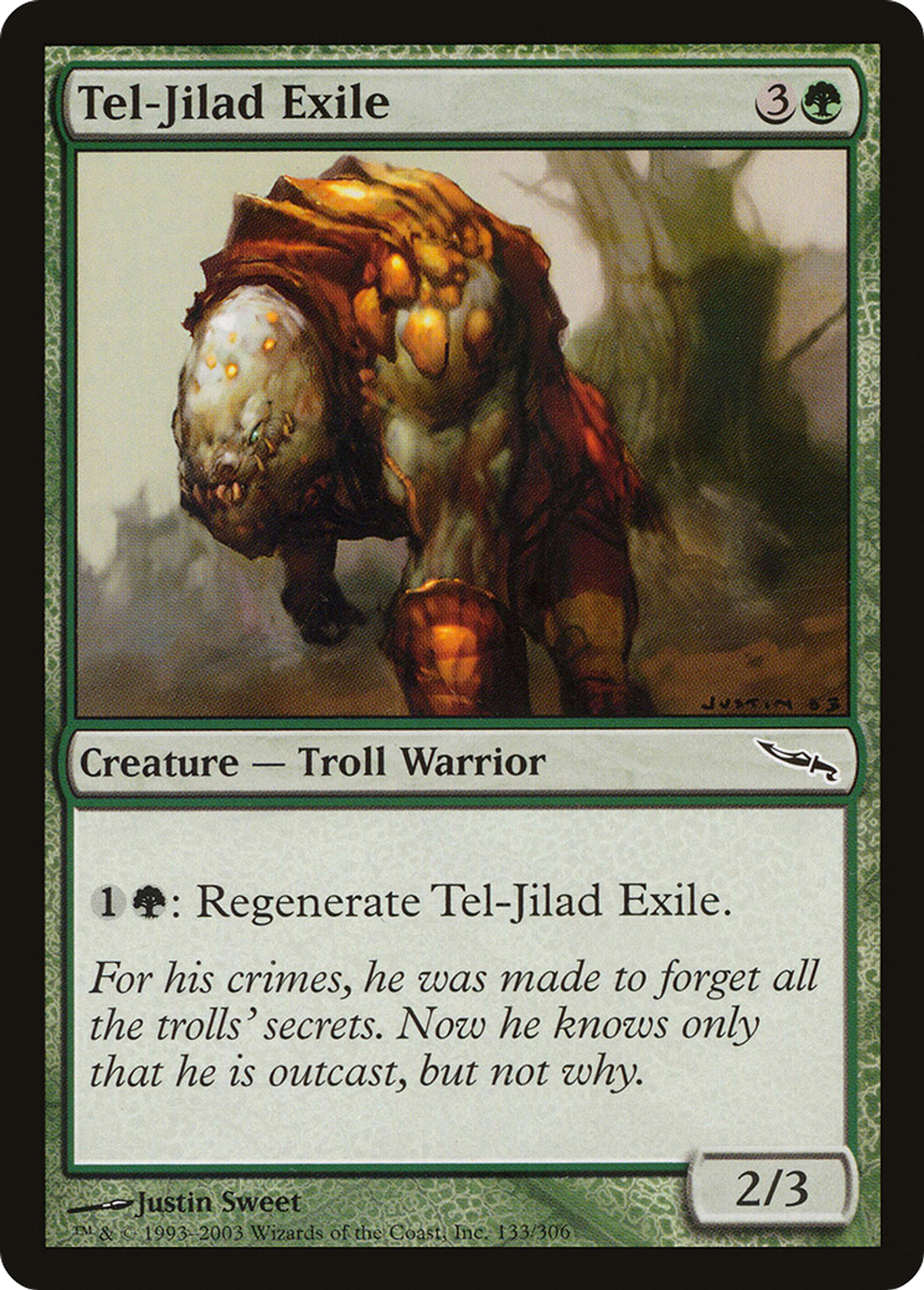 Exilé de Tel-Jilad — Mirrodin — Magic: The Gathering