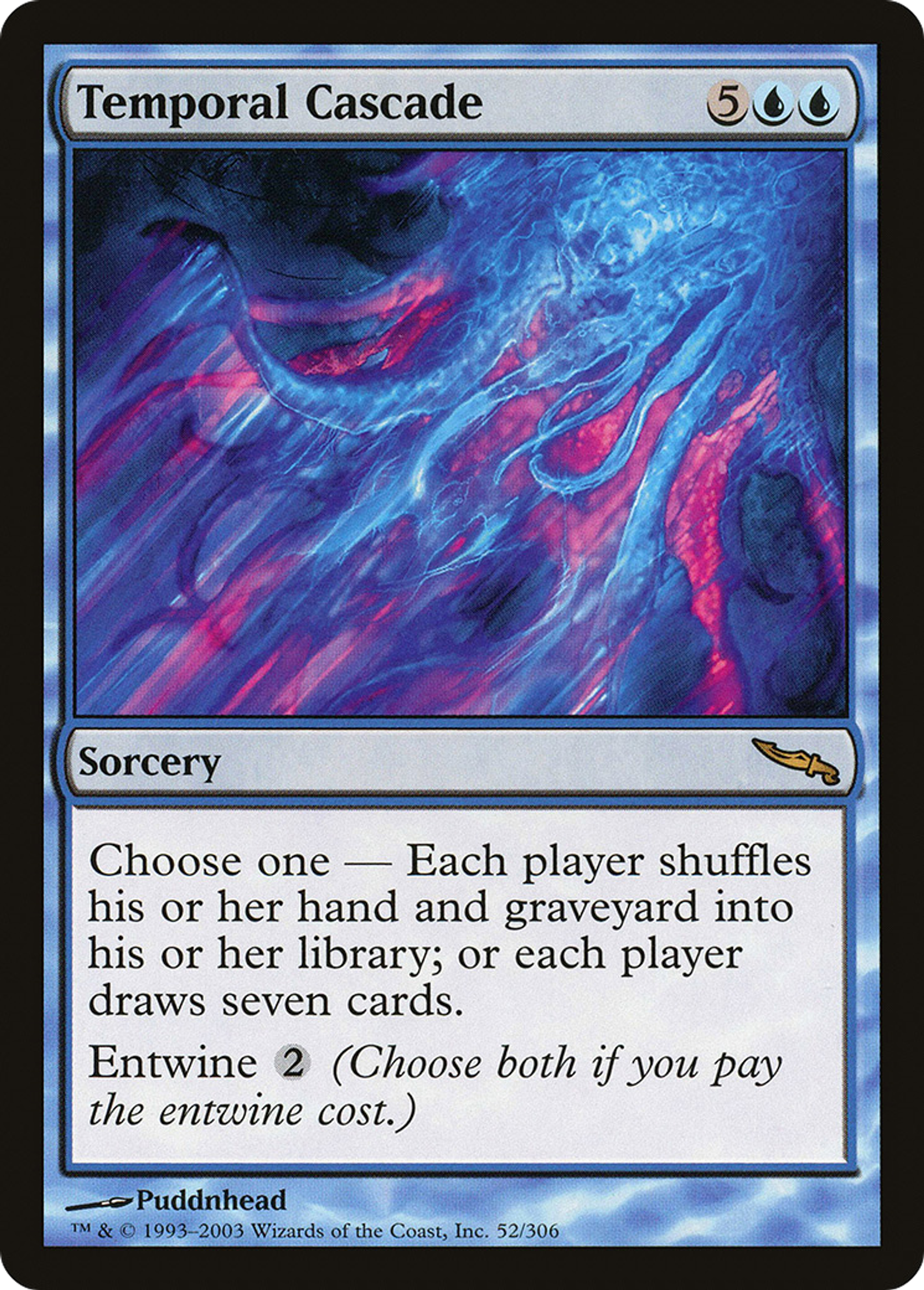 Cascade temporelle — Mirrodin — Magic: The Gathering