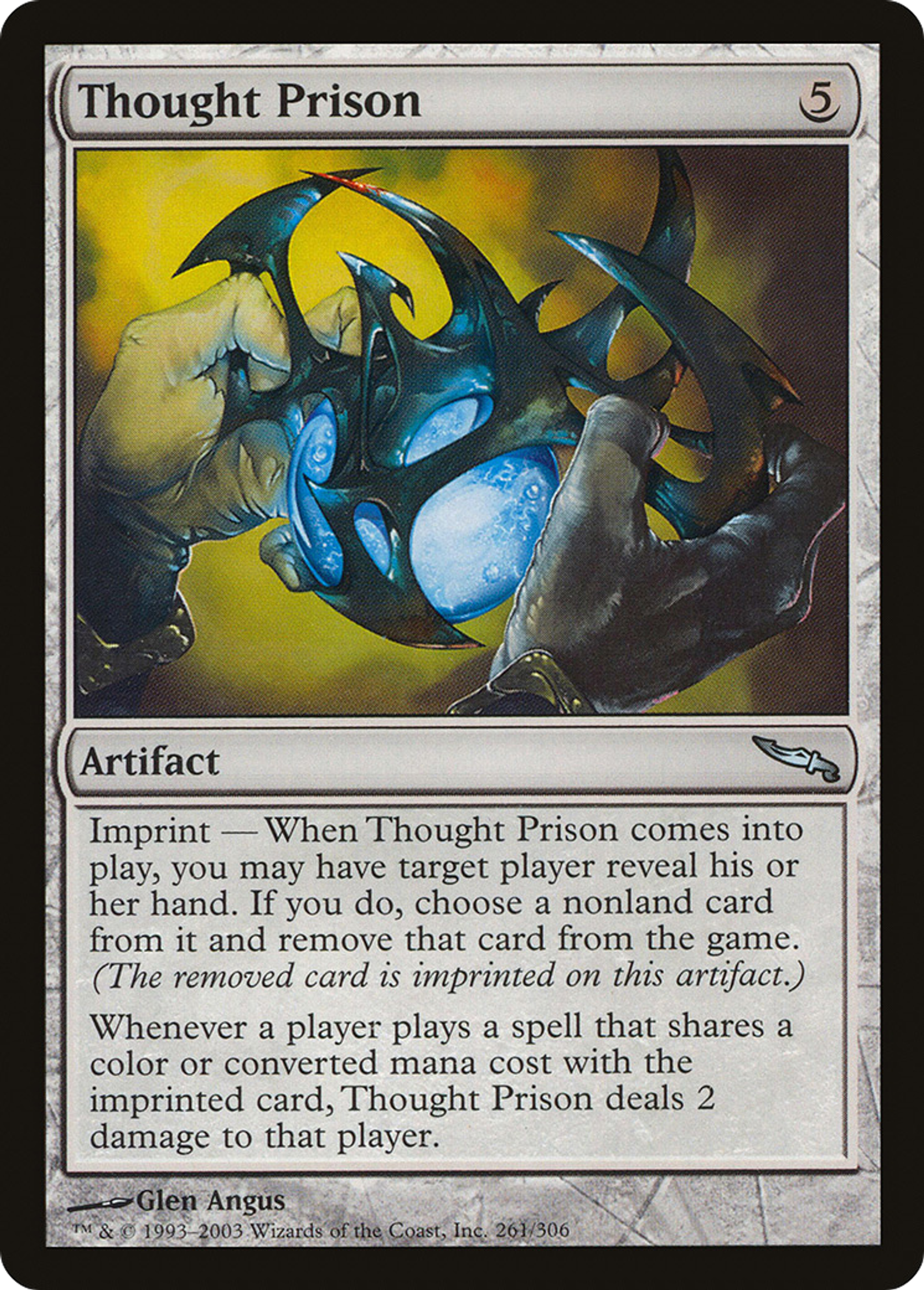 Prison cérébrale — Mirrodin — Magic: The Gathering