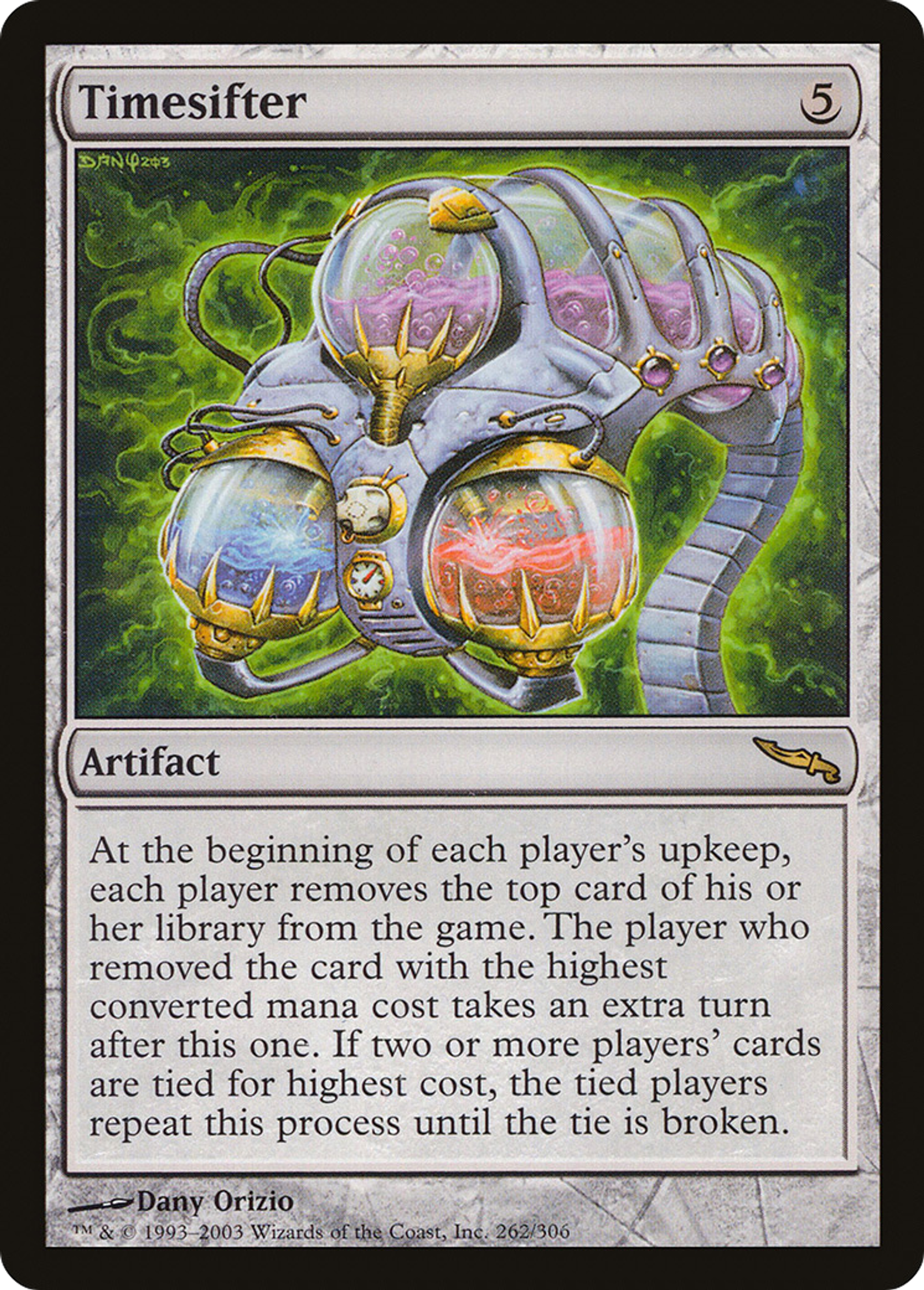 Tamiseur de temps — Mirrodin — Magic: The Gathering