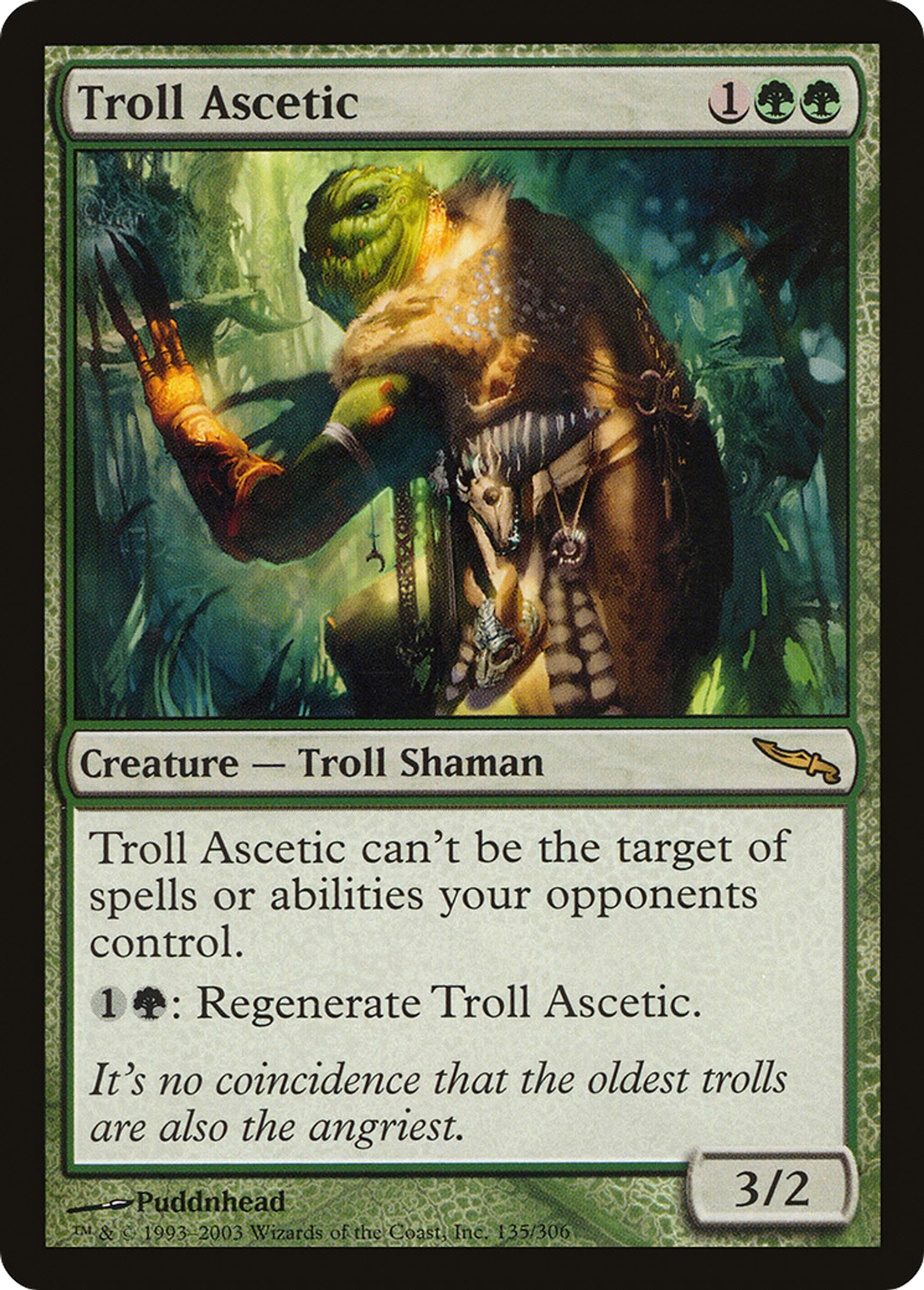 Ascète troll — Mirrodin — Magic: The Gathering