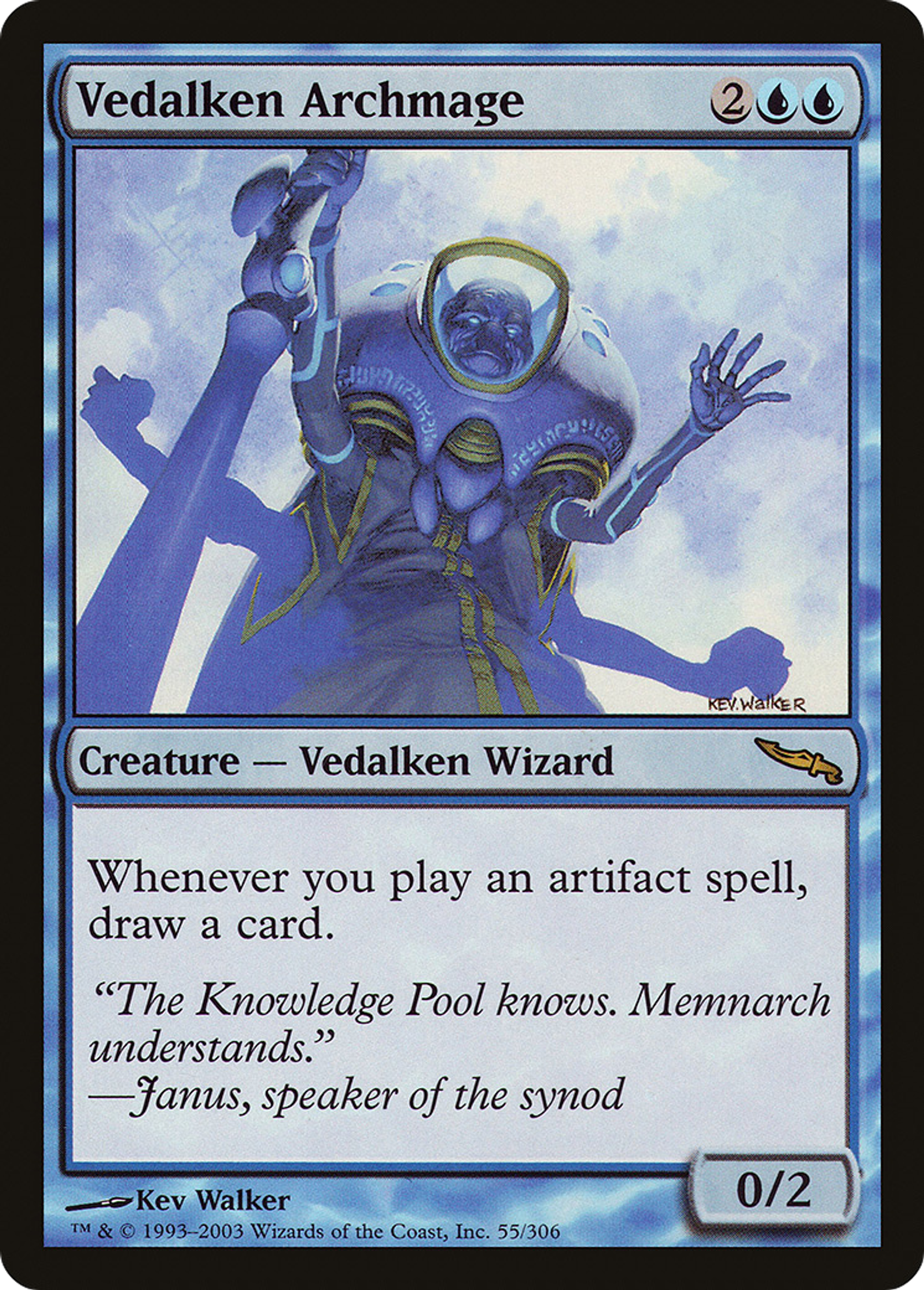 Vedalken Archmage — Mirrodin — Magic: The Gathering