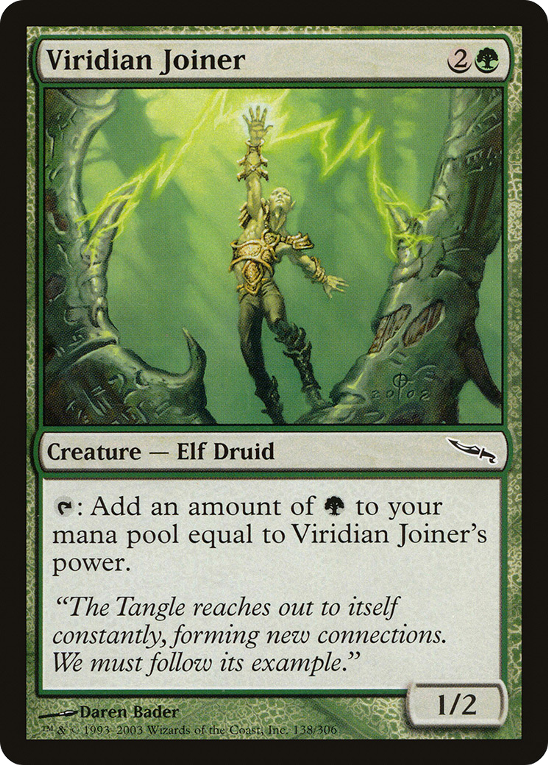 Menuisier viridian — Mirrodin — Magic: The Gathering