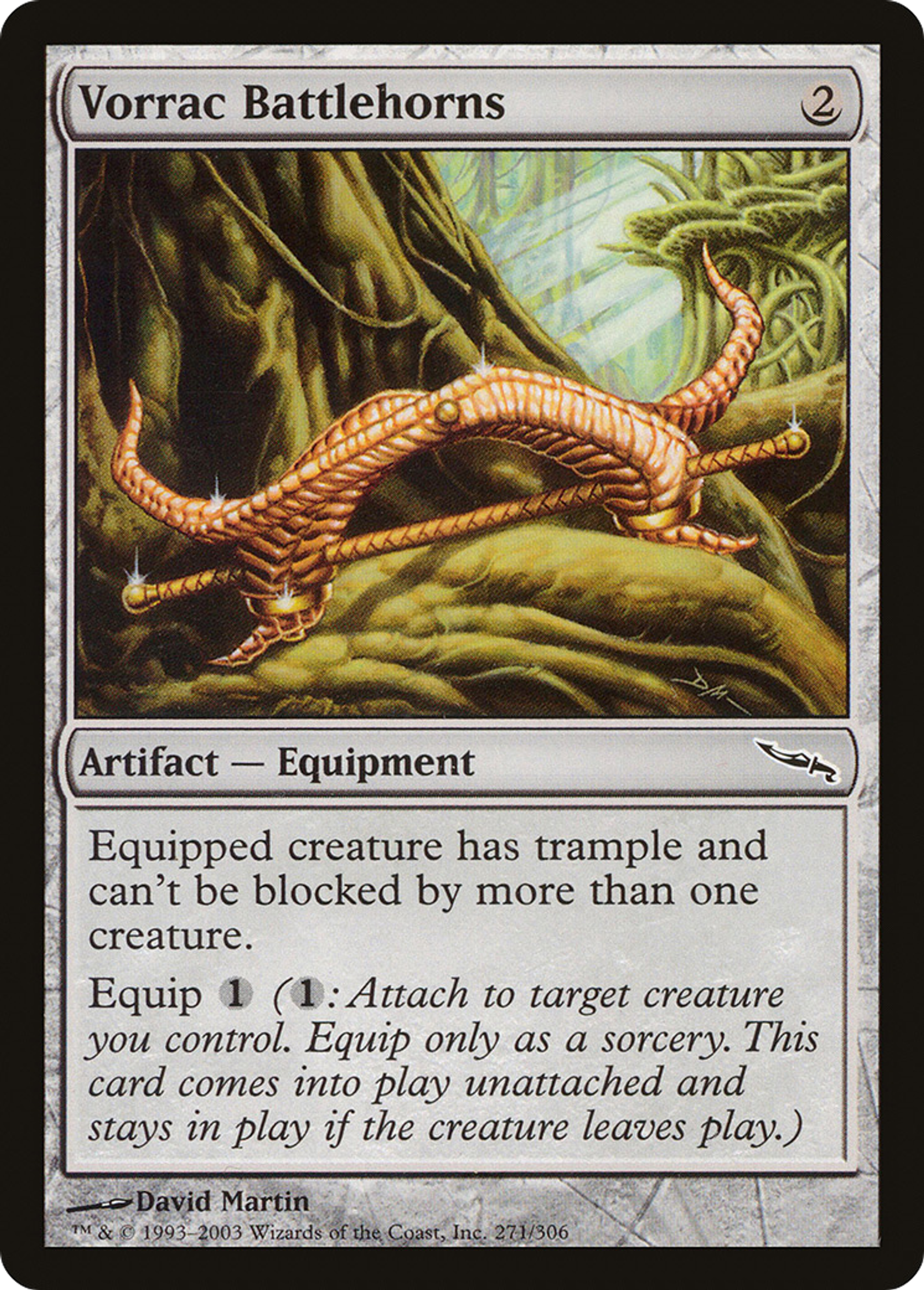 Cornes d'attaque de vorrac — Mirrodin — Magic: The Gathering