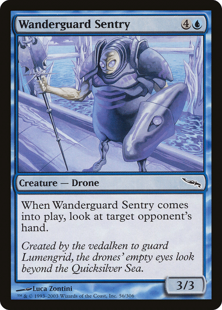 Wanderguard Sentry — Mirrodin — Magic: The Gathering