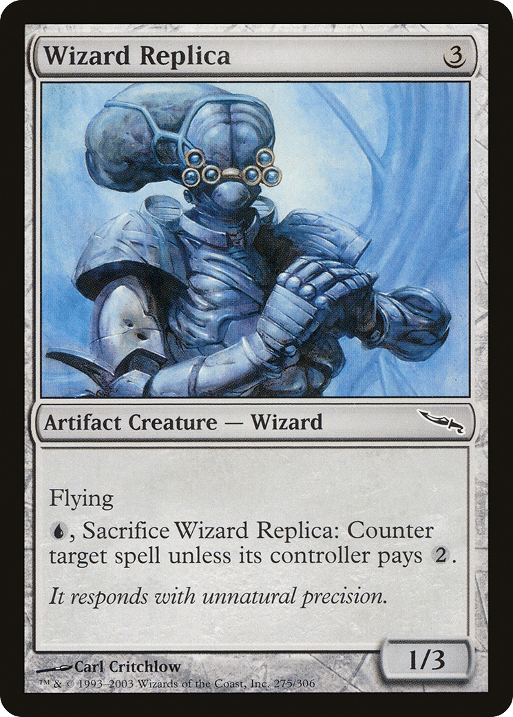 Wizard Replica — Mirrodin — Magic: The Gathering