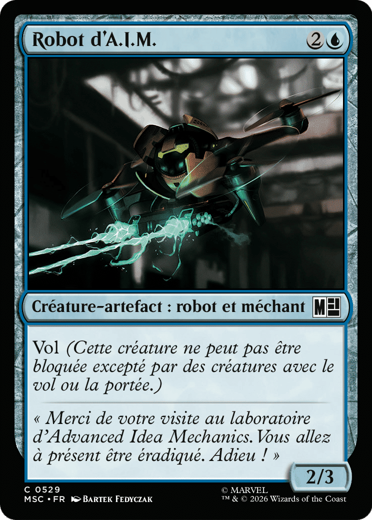 Robot d'A.I.M. — Marvel Super Heroes Commander — Magic: The Gathering