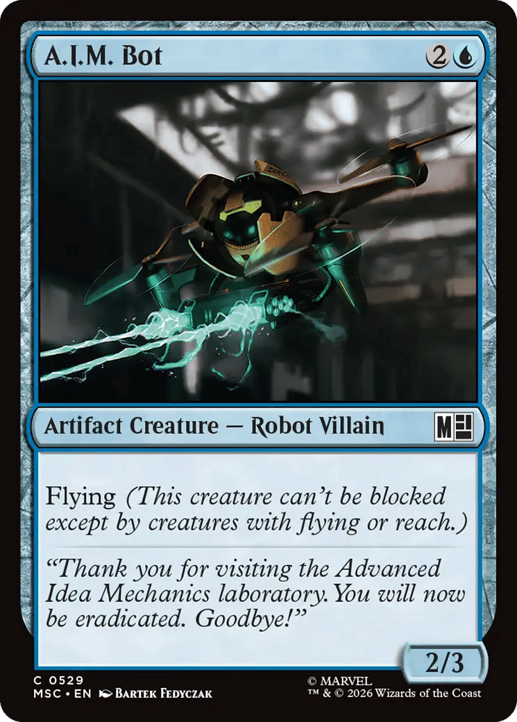 A.I.M. Bot — Marvel Super Heroes Commander — Magic: The Gathering