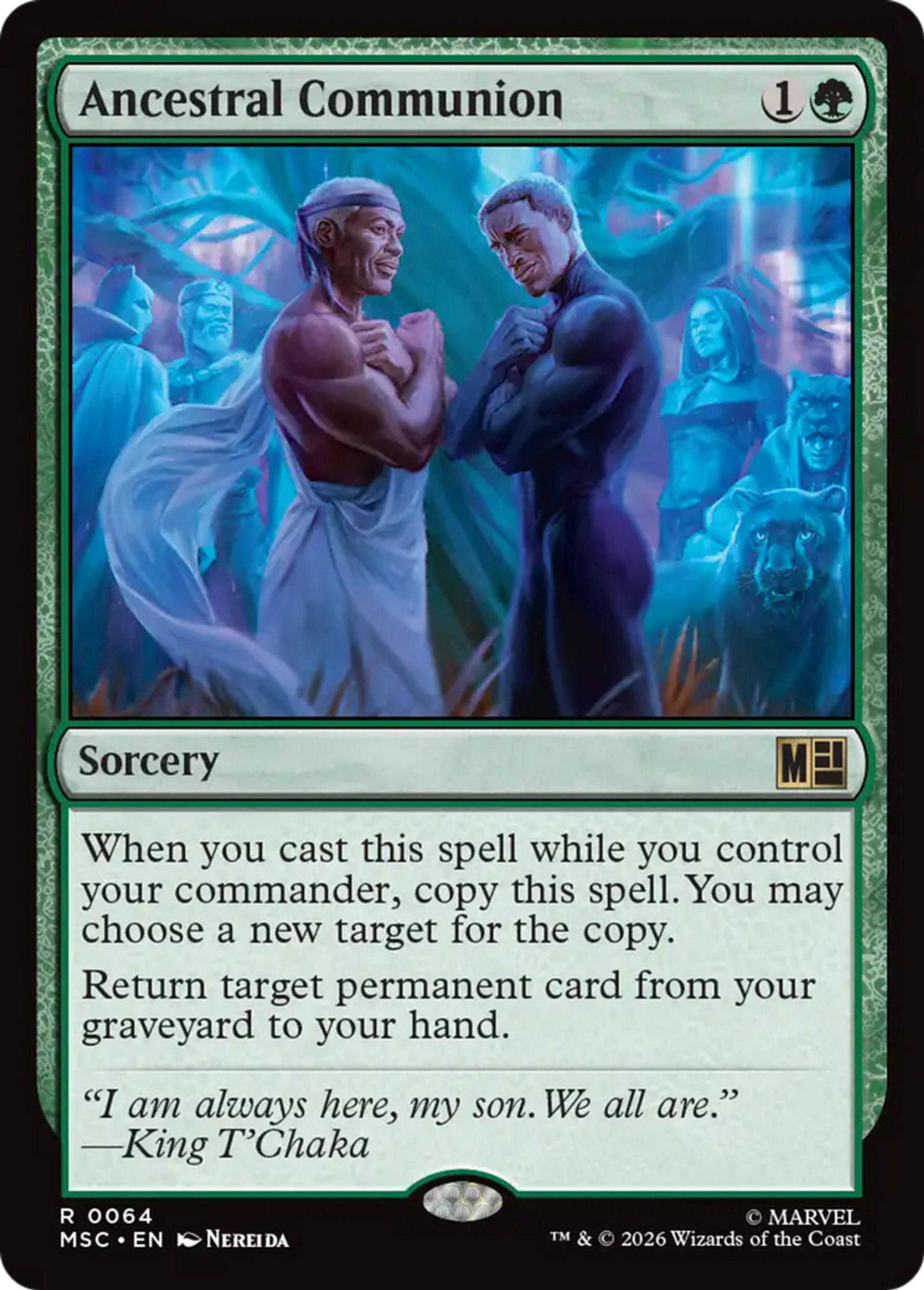 Ancestral Communion — Marvel Super Heroes Commander — Magic: The Gathering