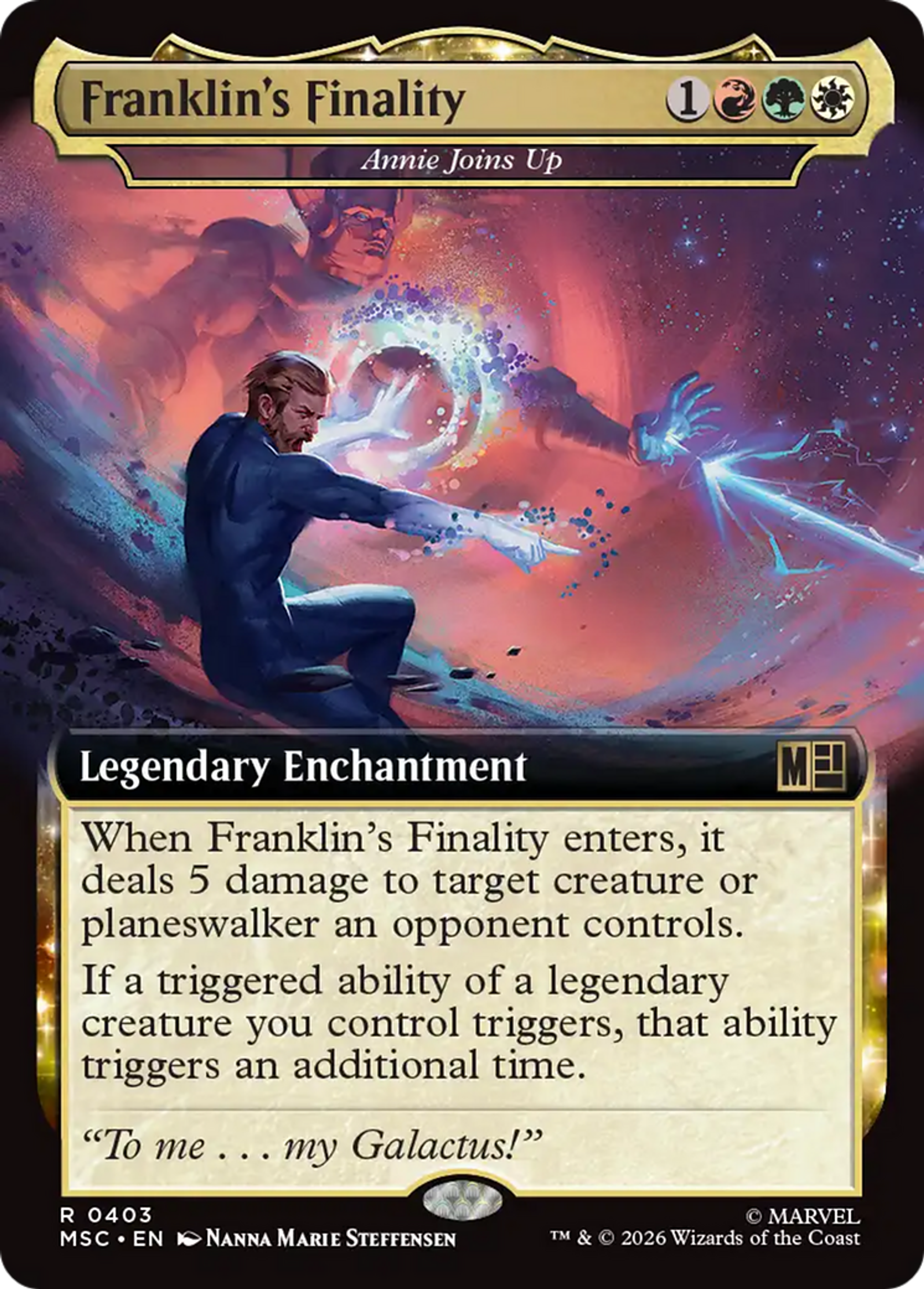 Annie rejoint l'équipe — Marvel Super Heroes Commander — Magic: The Gathering