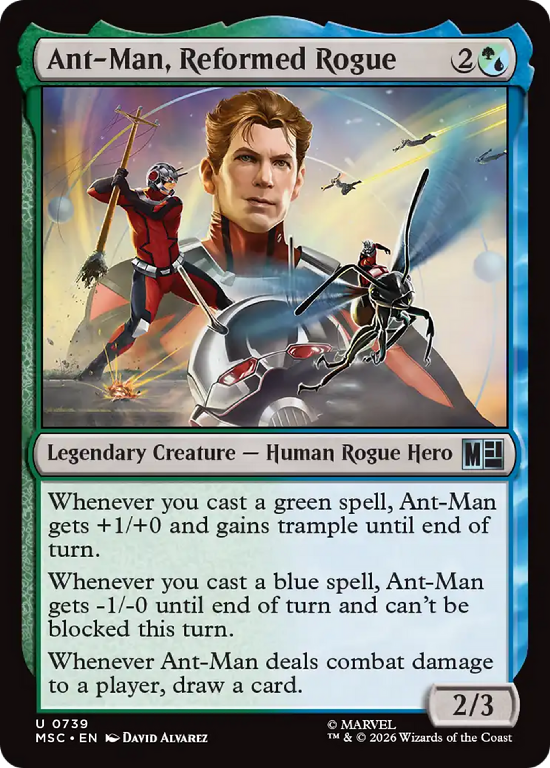 Ant-Man, Reformed Rogue — Marvel Super Heroes Commander — Magic: The Gathering