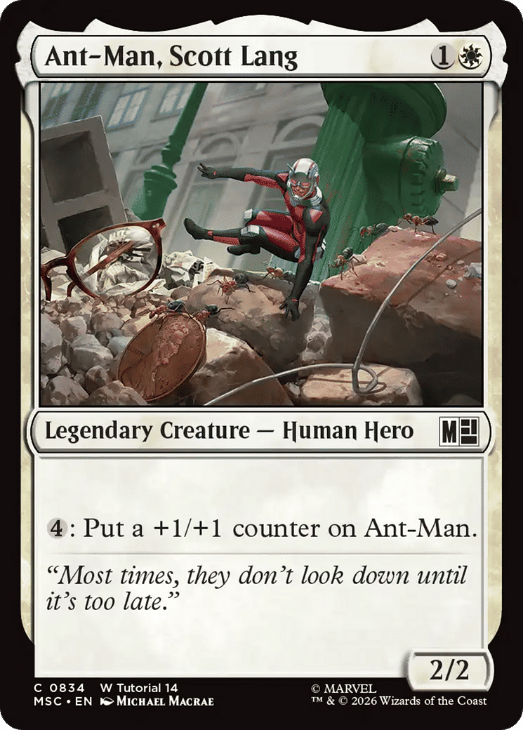 Ant-Man, Scott Lang — Marvel Super Heroes Commander — Magic: The Gathering