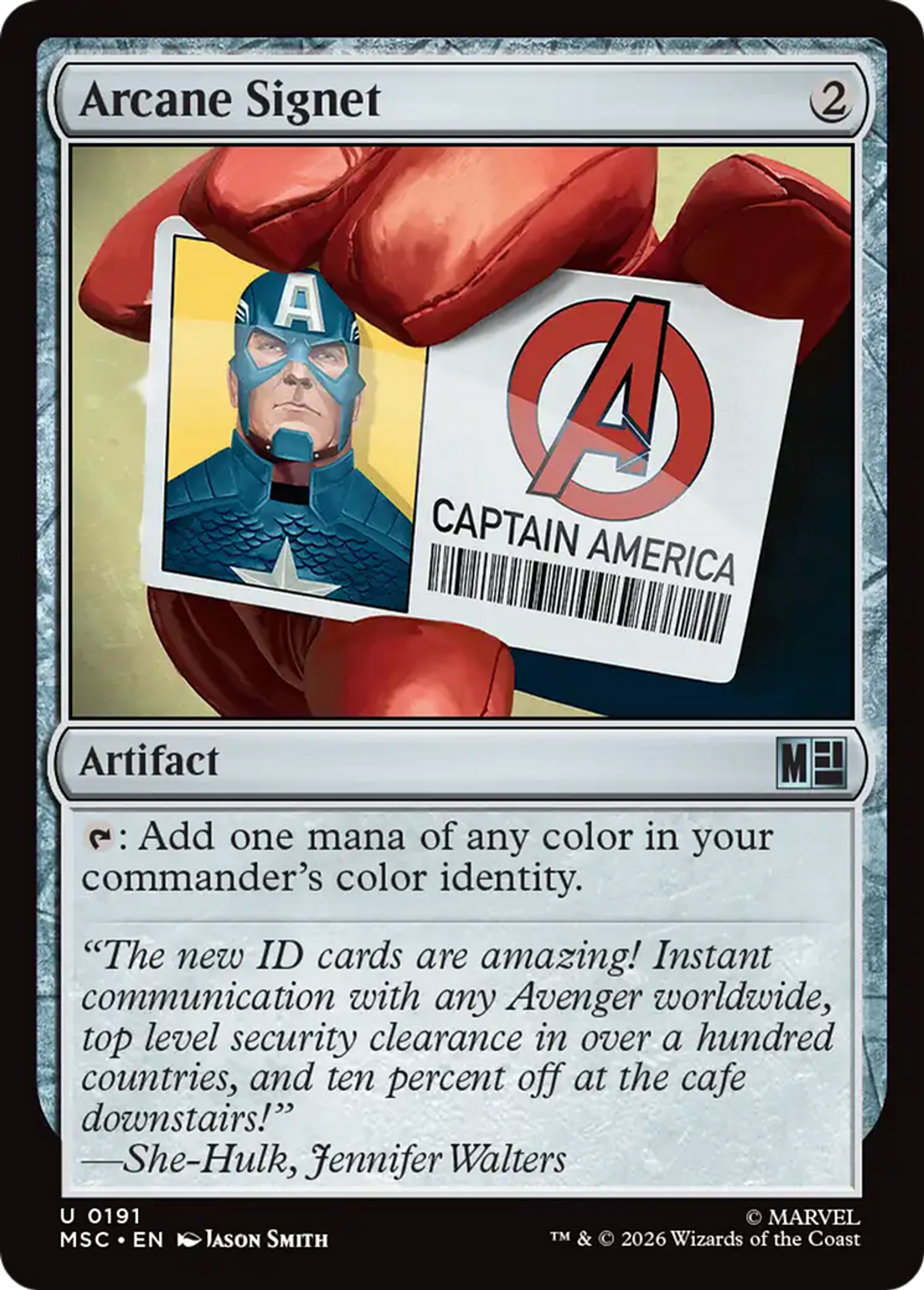 Arcane Signet — Marvel Super Heroes Commander — Magic: The Gathering