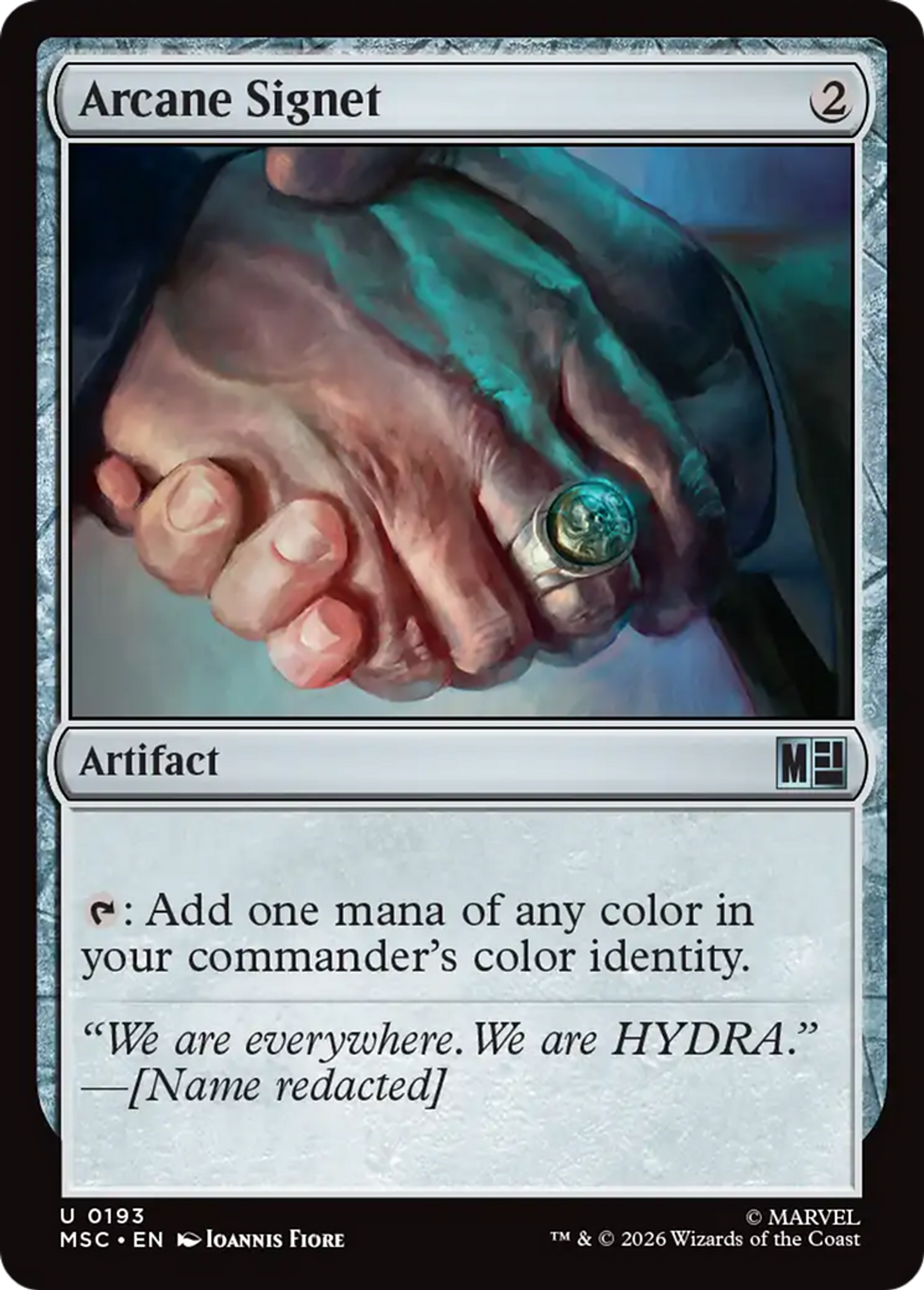 Arcane Signet — Marvel Super Heroes Commander — Magic: The Gathering
