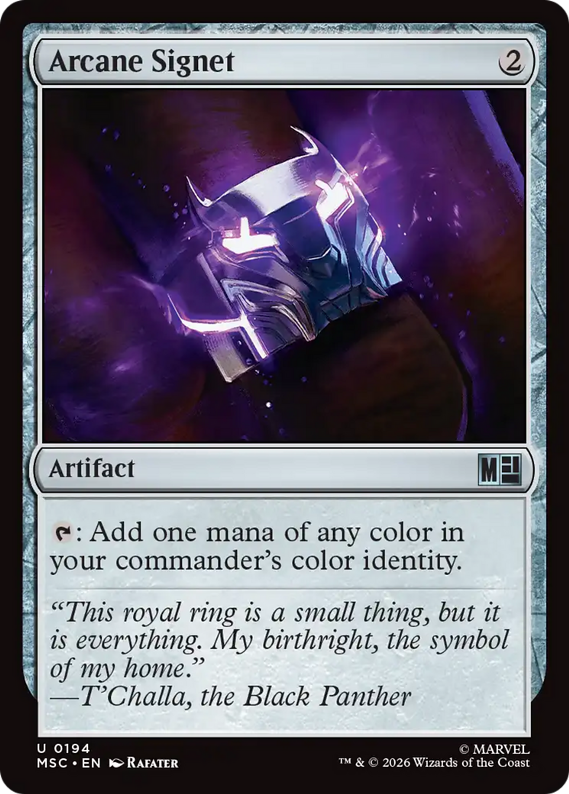 Cachet d'ésotérisme — Marvel Super Heroes Commander — Magic: The Gathering