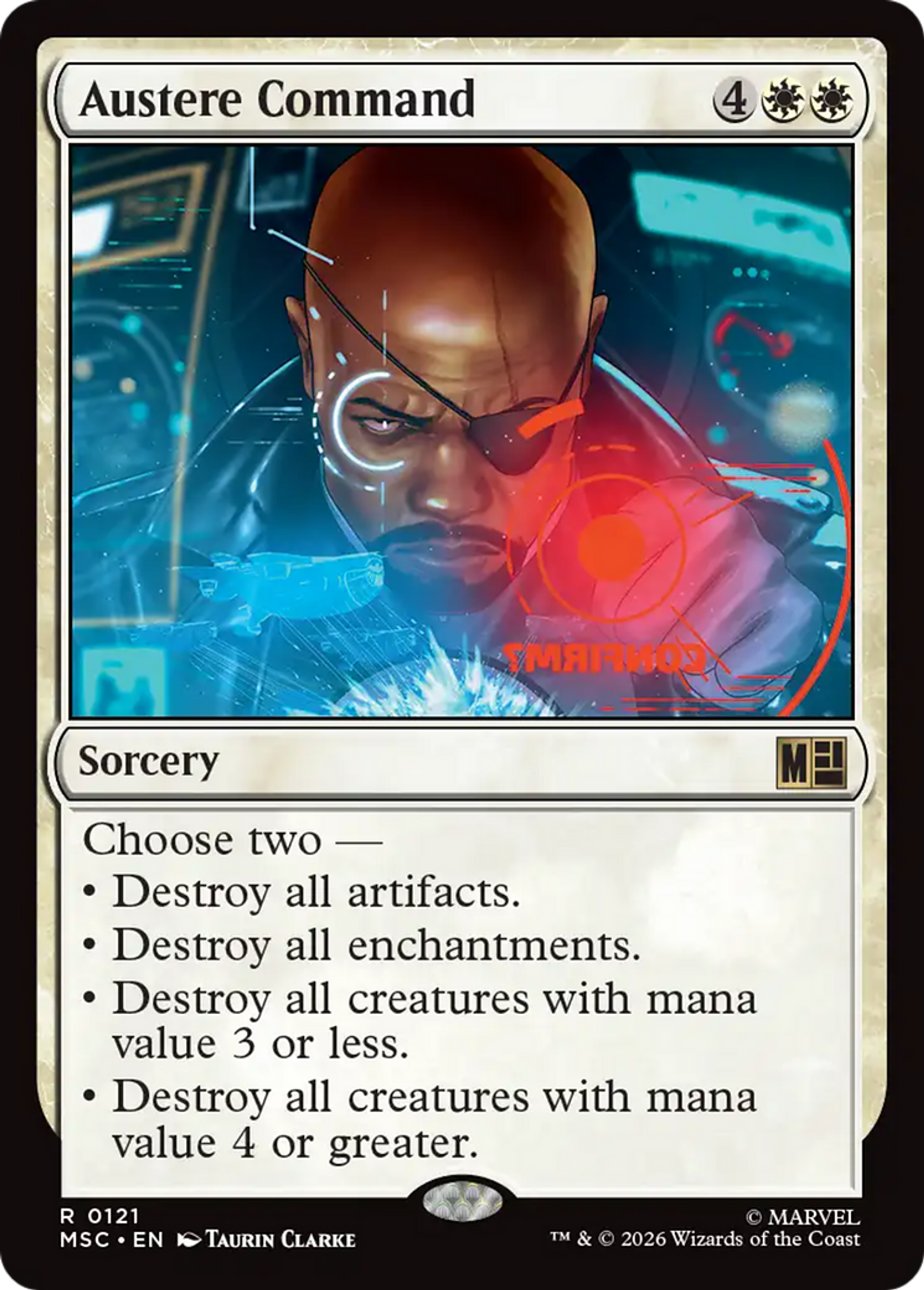 Austere Command — Marvel Super Heroes Commander — Magic: The Gathering
