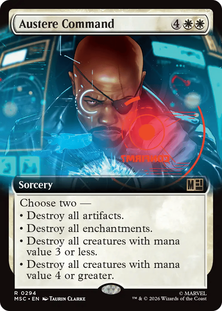 Austere Command — Marvel Super Heroes Commander — Magic: The Gathering