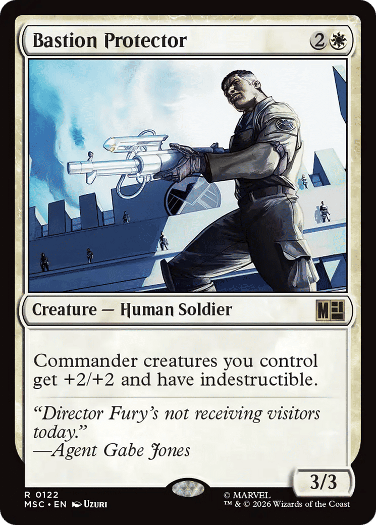 Bastion Protector — Marvel Super Heroes Commander — Magic: The Gathering