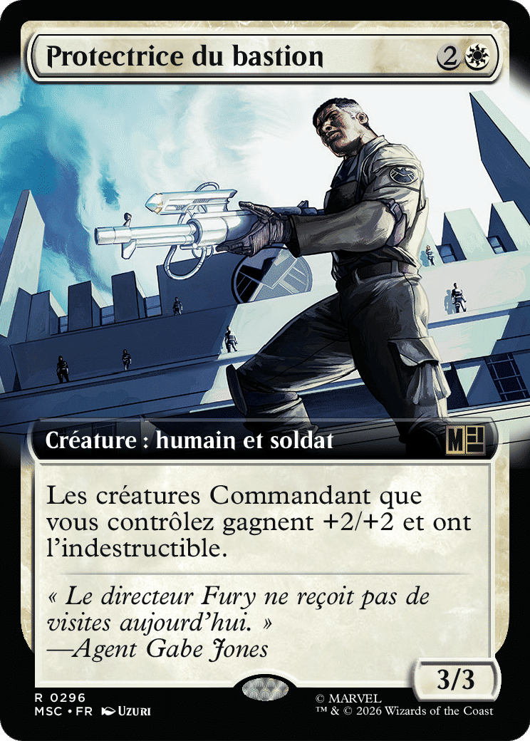 Protectrice du bastion from Marvel Super Heroes Commander - Magic: The Gathering