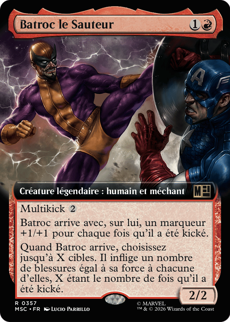 Batroc le Sauteur — Marvel Super Heroes Commander — Magic: The Gathering